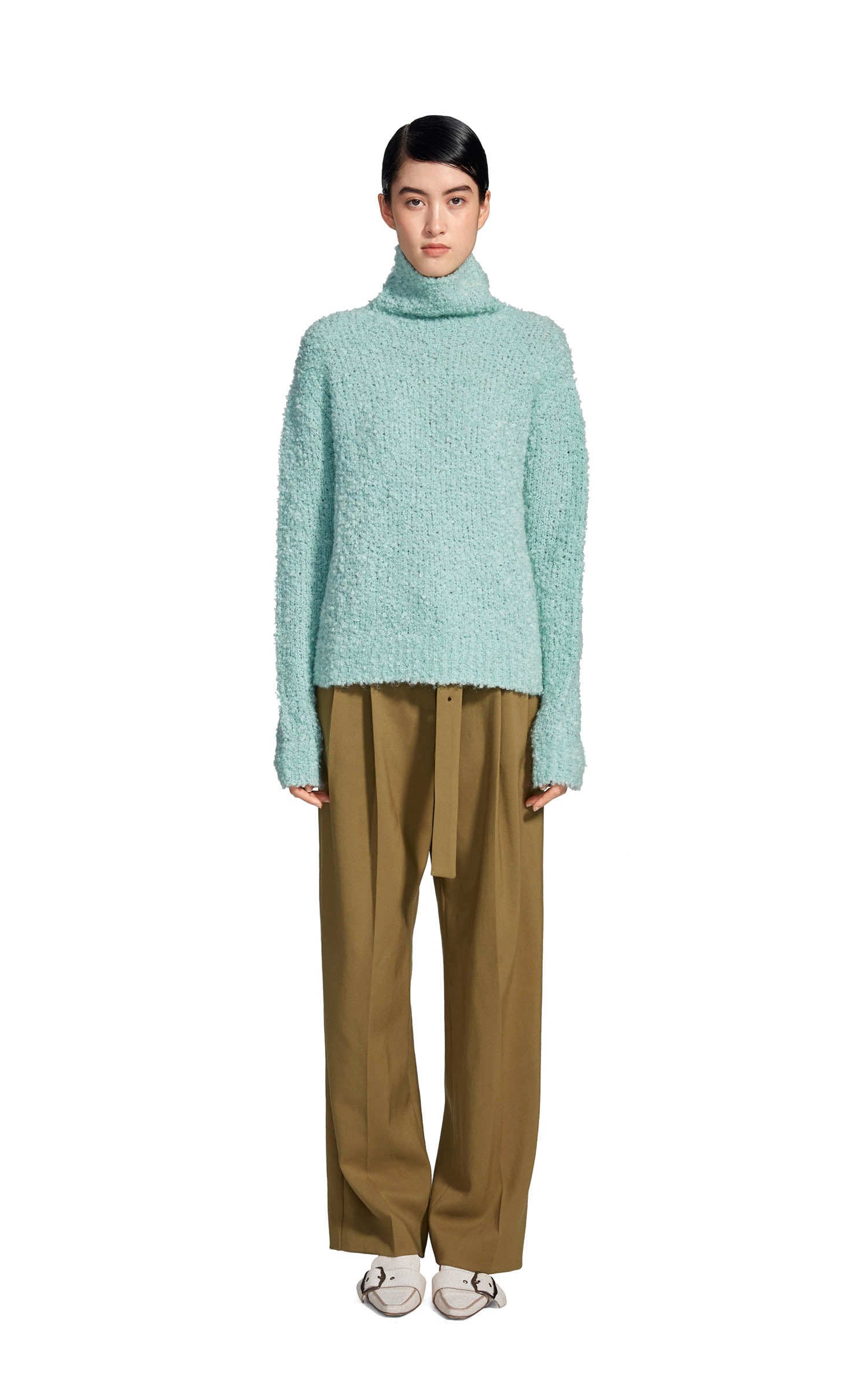 Sukie Boucle Turtleneck