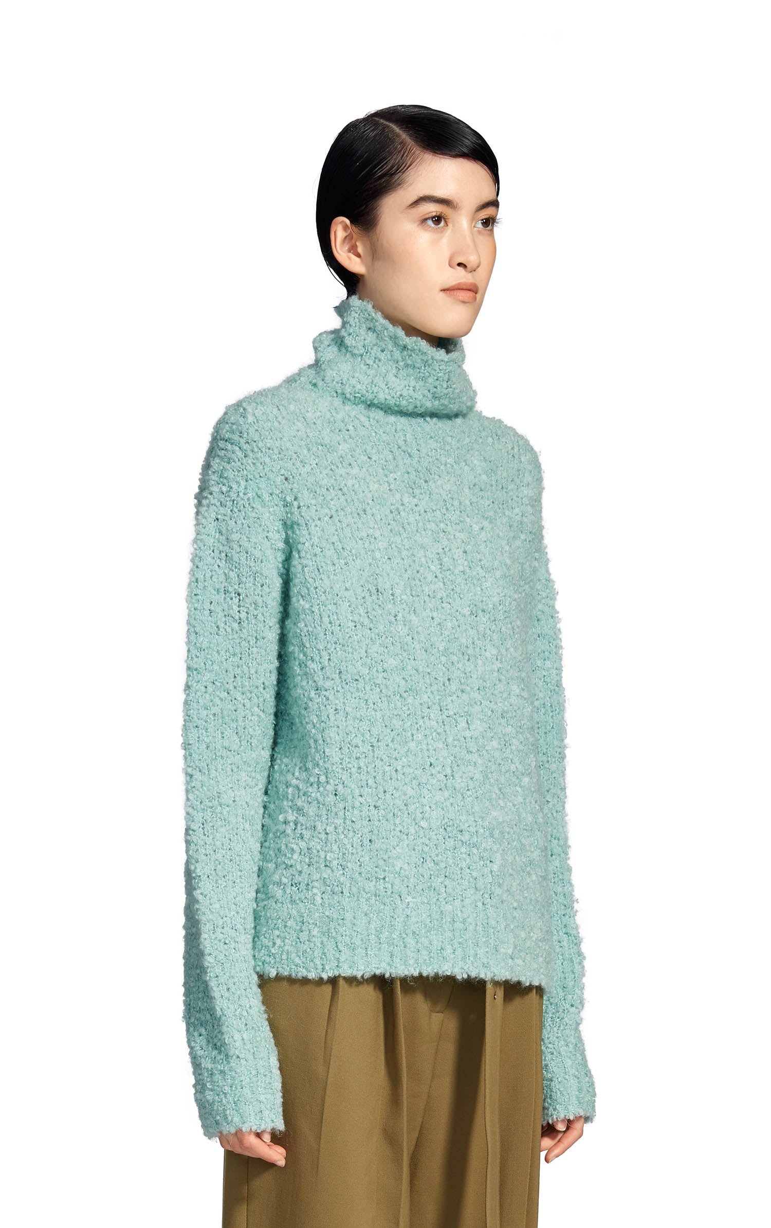 Sukie Boucle Turtleneck