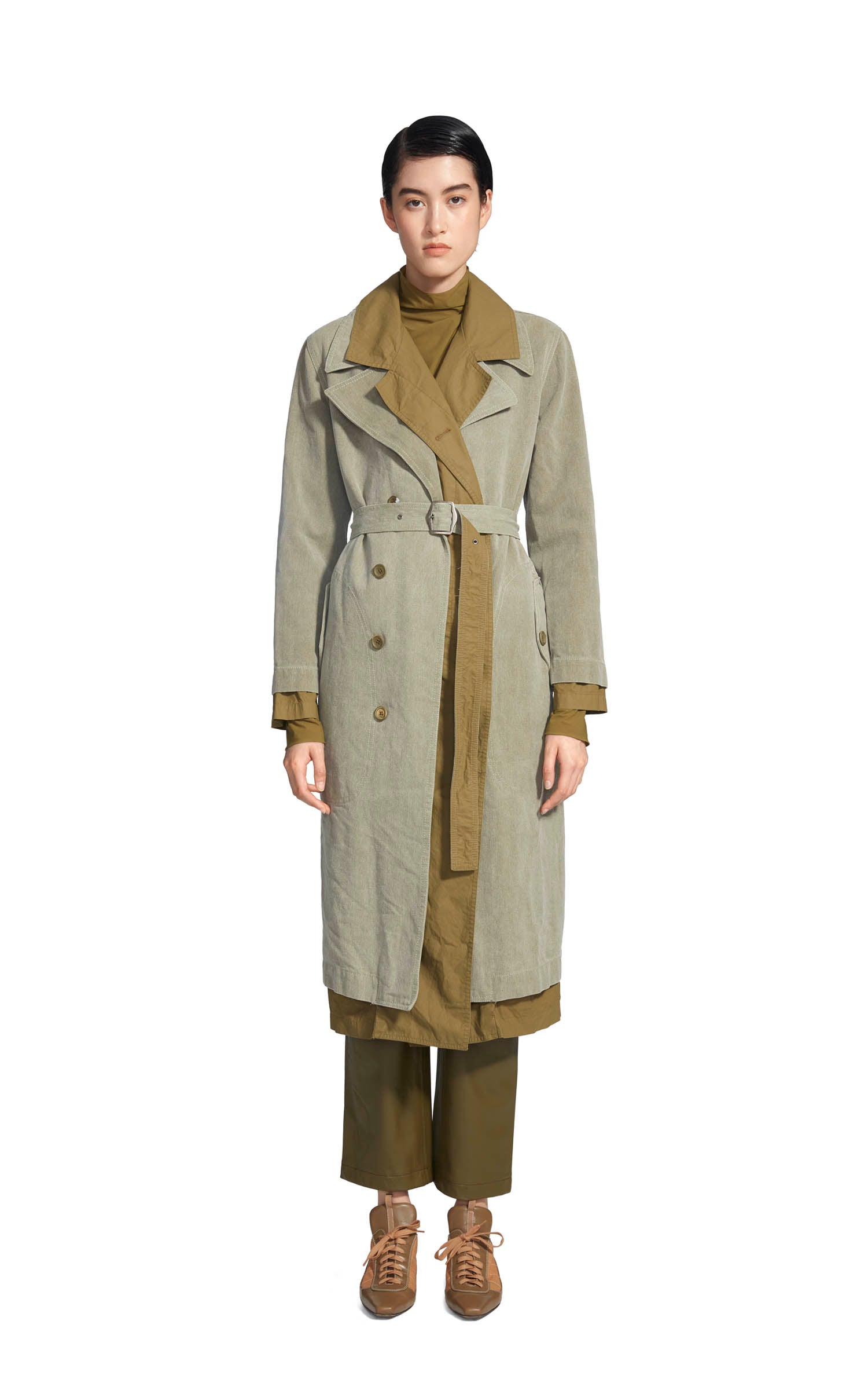 Devin Cotton Canvas Trench Coat