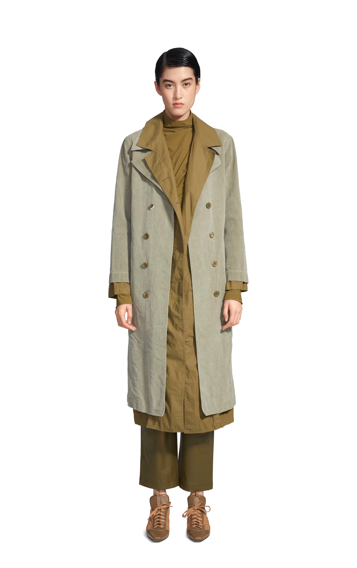Devin Cotton Canvas Trench Coat