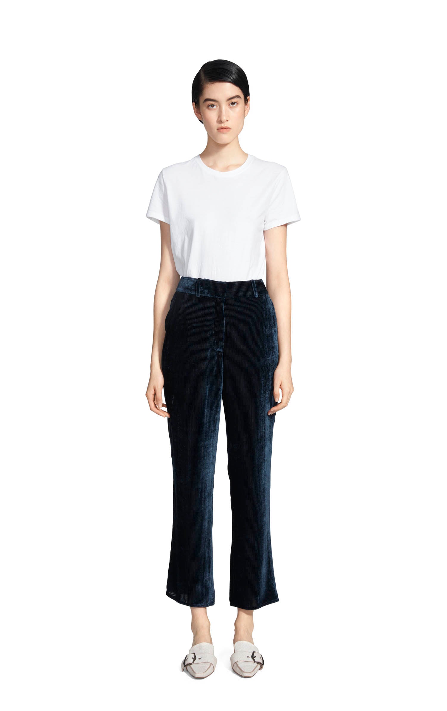 Willa Fluid Corduroy Cropped Pant