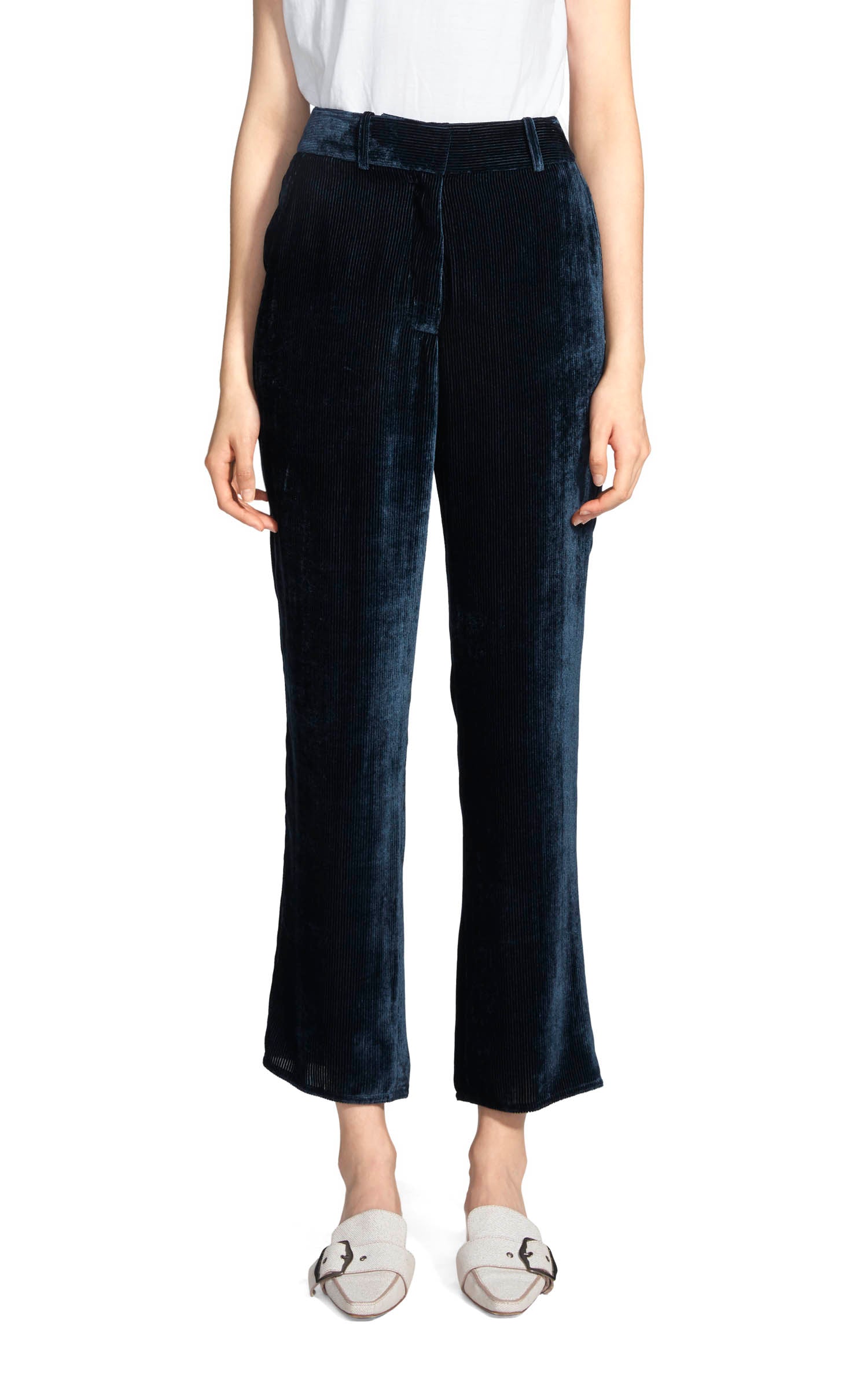 Willa Fluid Corduroy Cropped Pant