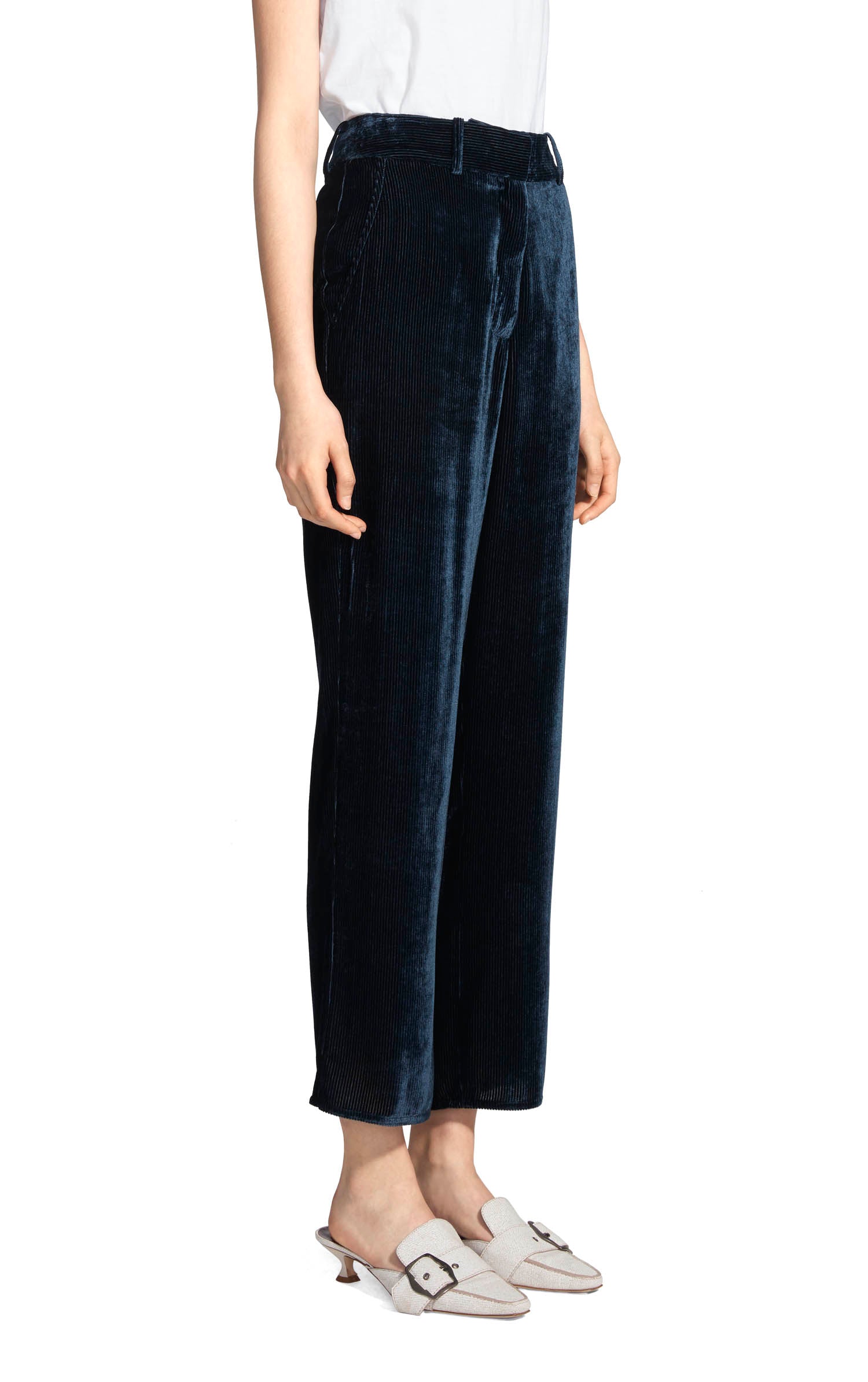Willa Fluid Corduroy Cropped Pant
