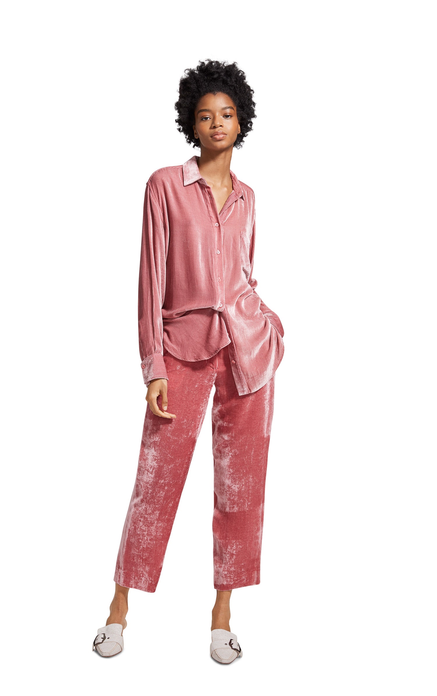 Willa Fluid Corduroy Cropped Pant