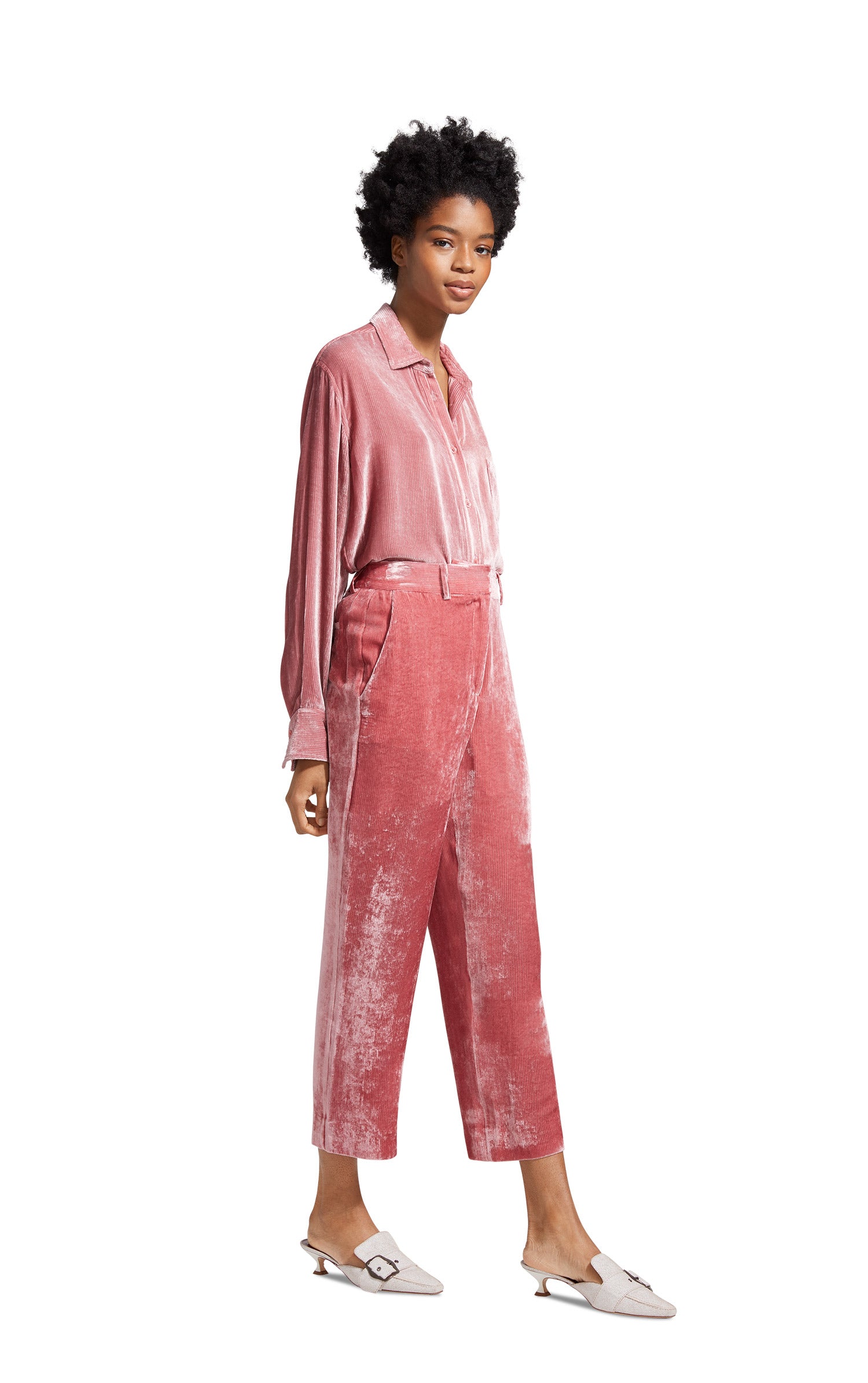 Willa Fluid Corduroy Cropped Pant