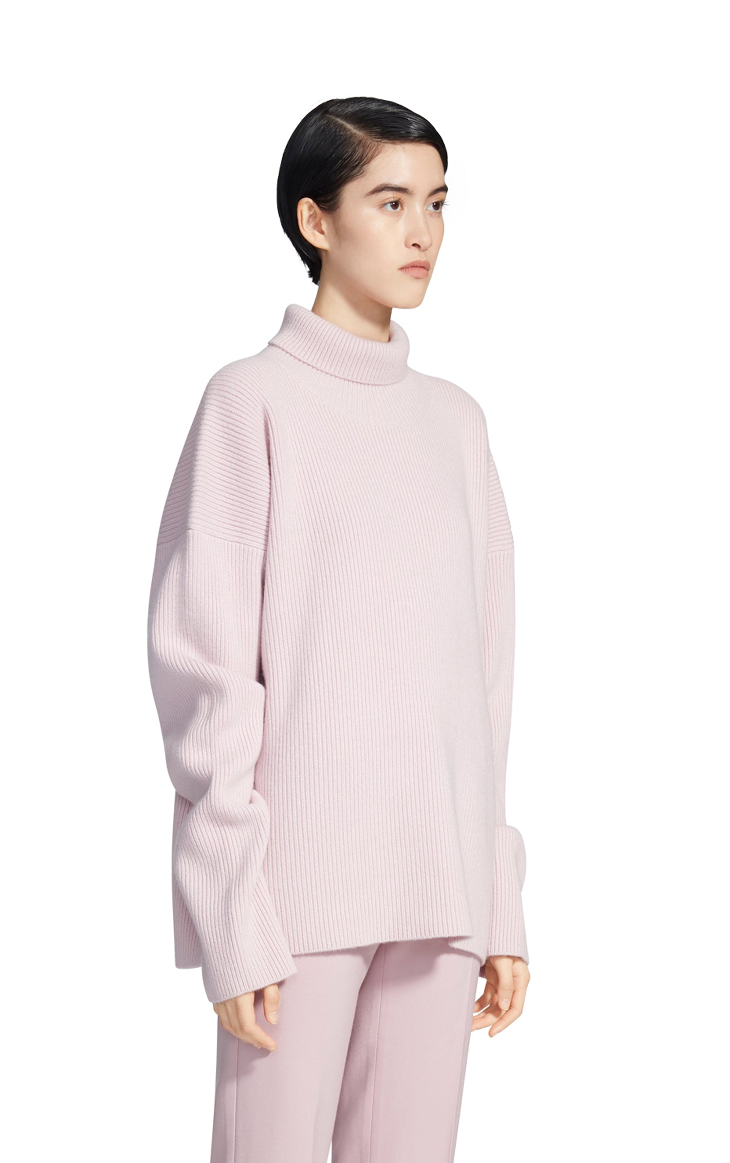 Wolf Merino Felted Turtleneck Sweater