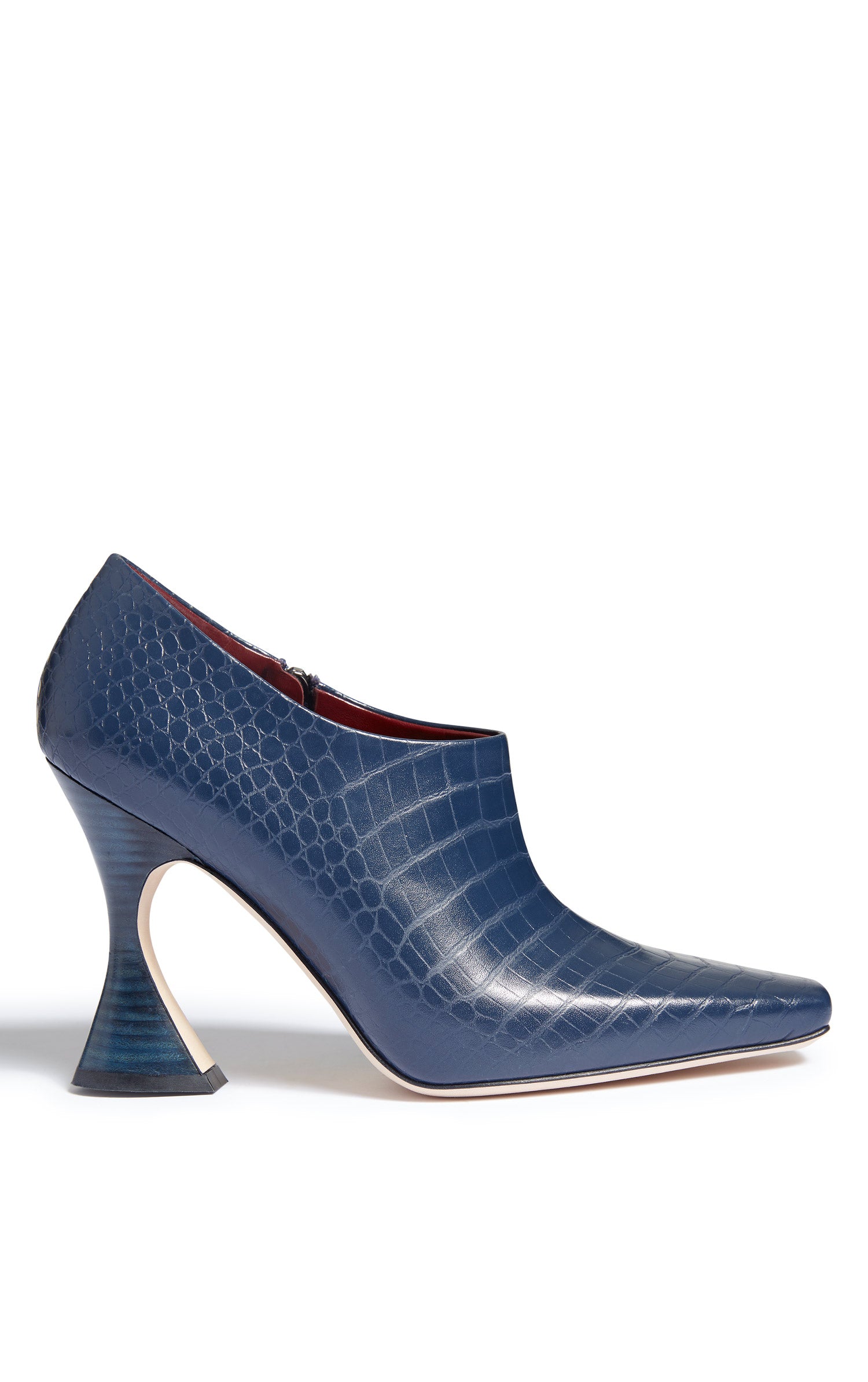 Drea Matte Patent Croco Bootie 98MM