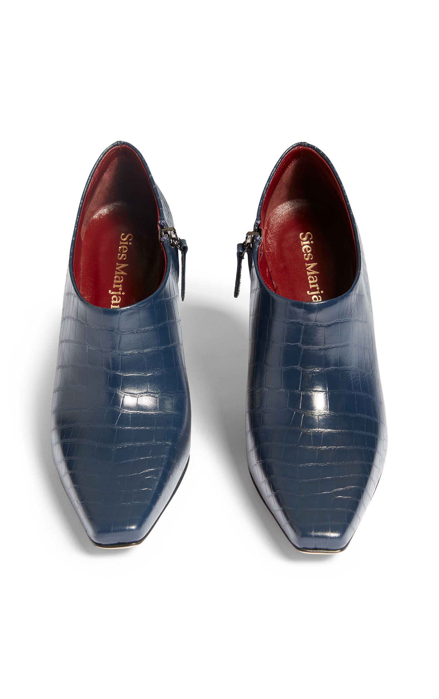 Drea Matte Patent Croco Bootie 98MM