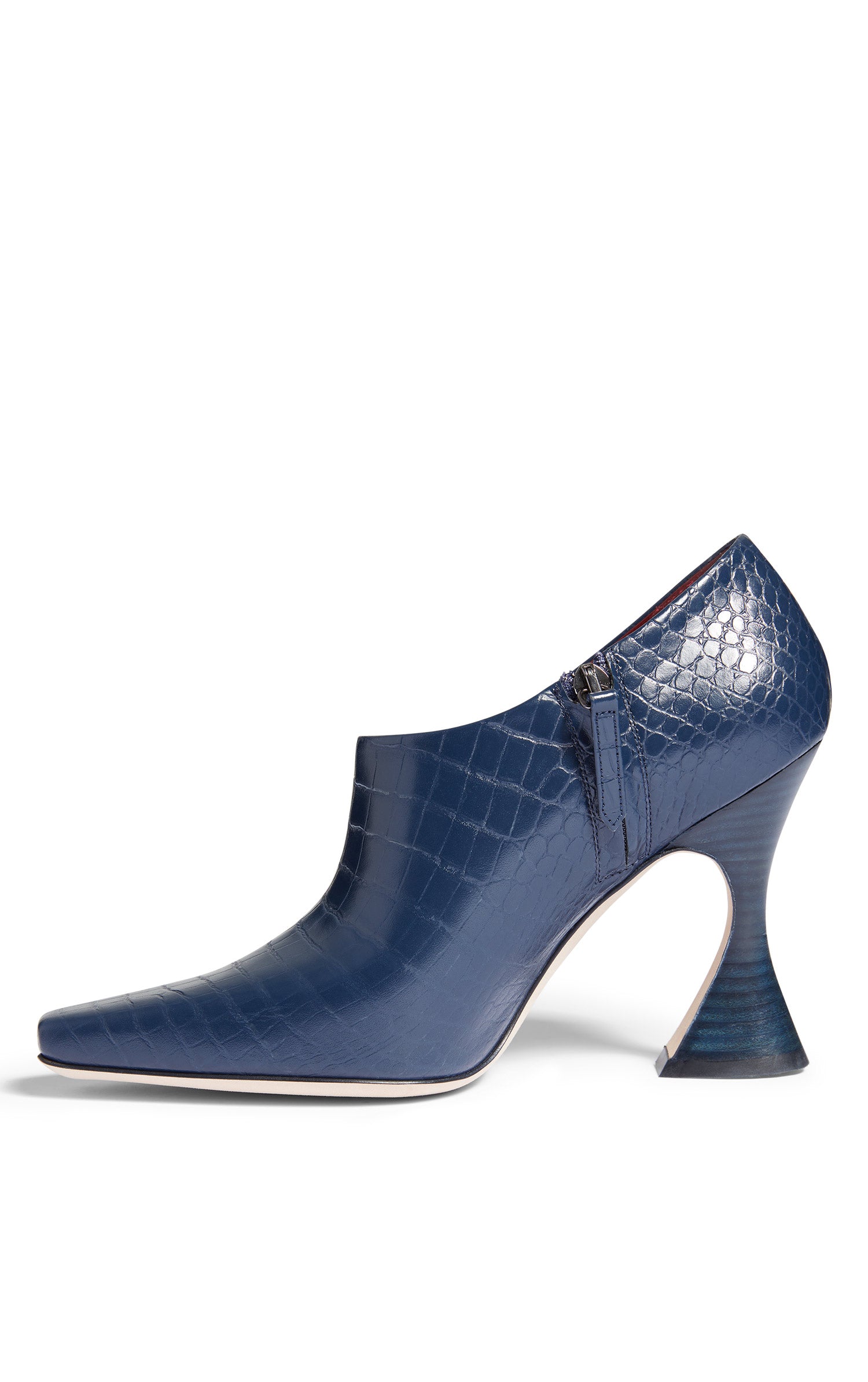 Drea Matte Patent Croco Bootie 98MM