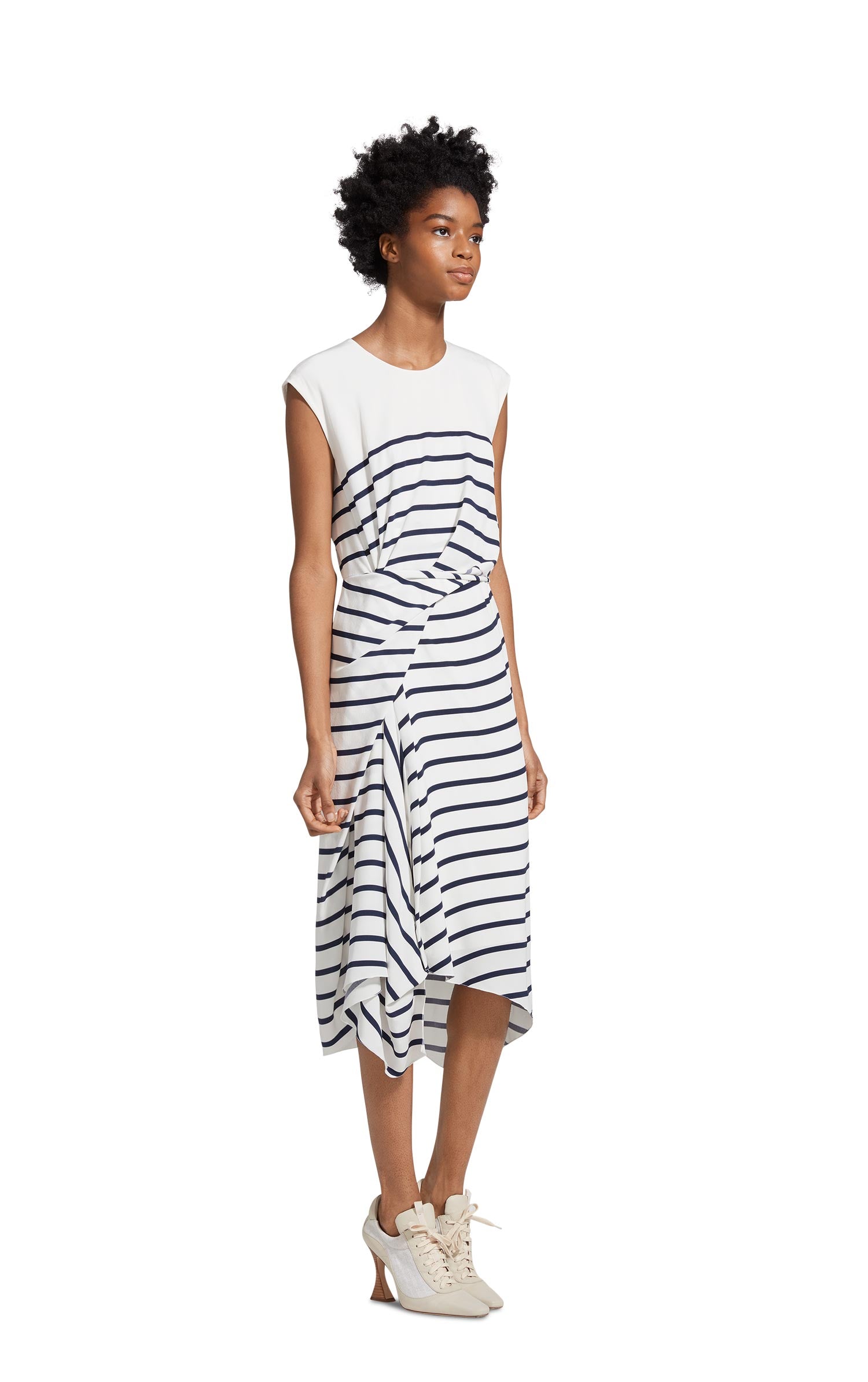 Anita Silk Stripe Dress