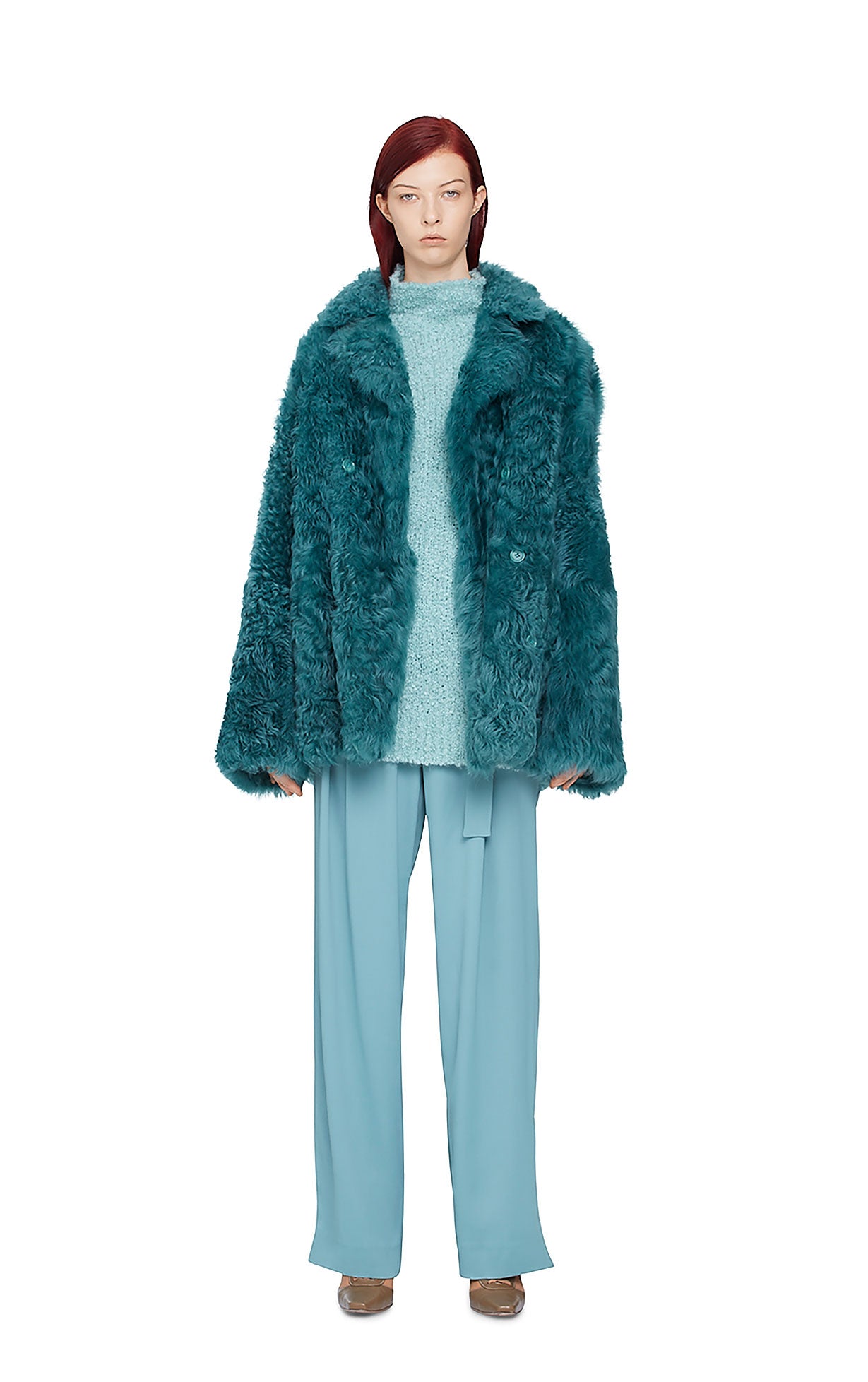 Pippa Tigrado Shearling Peacoat