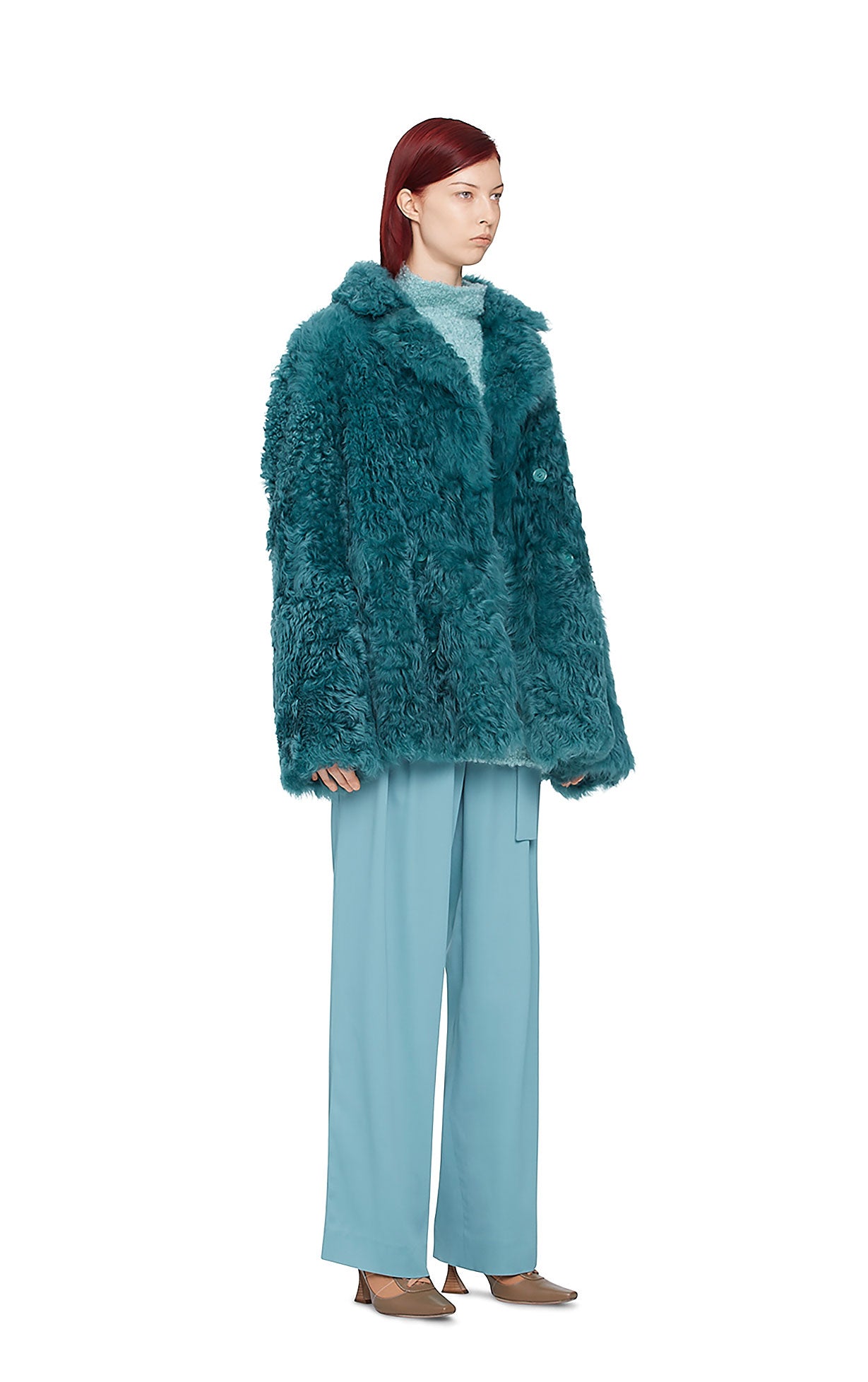 Pippa Tigrado Shearling Peacoat