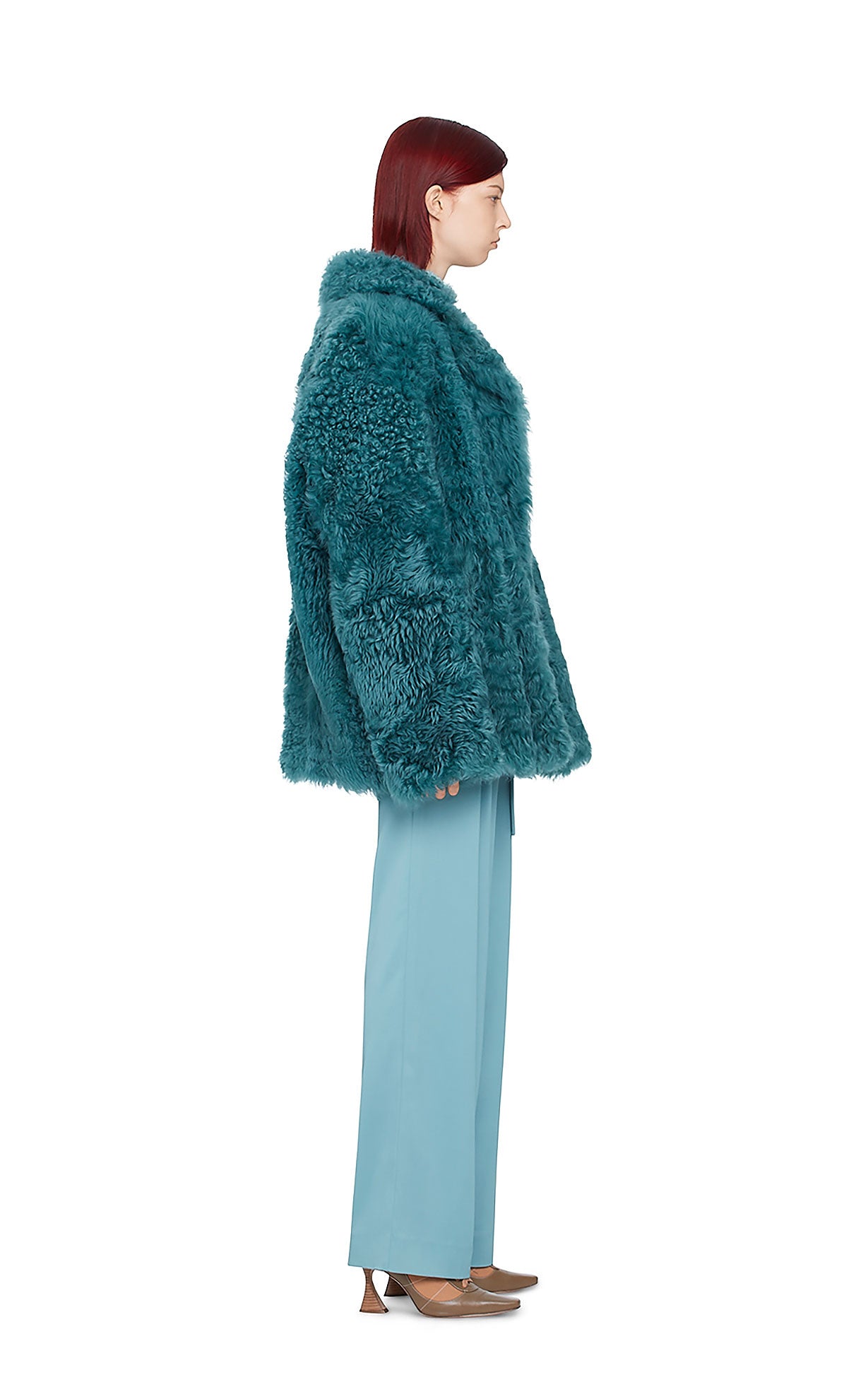 Pippa Tigrado Shearling Peacoat