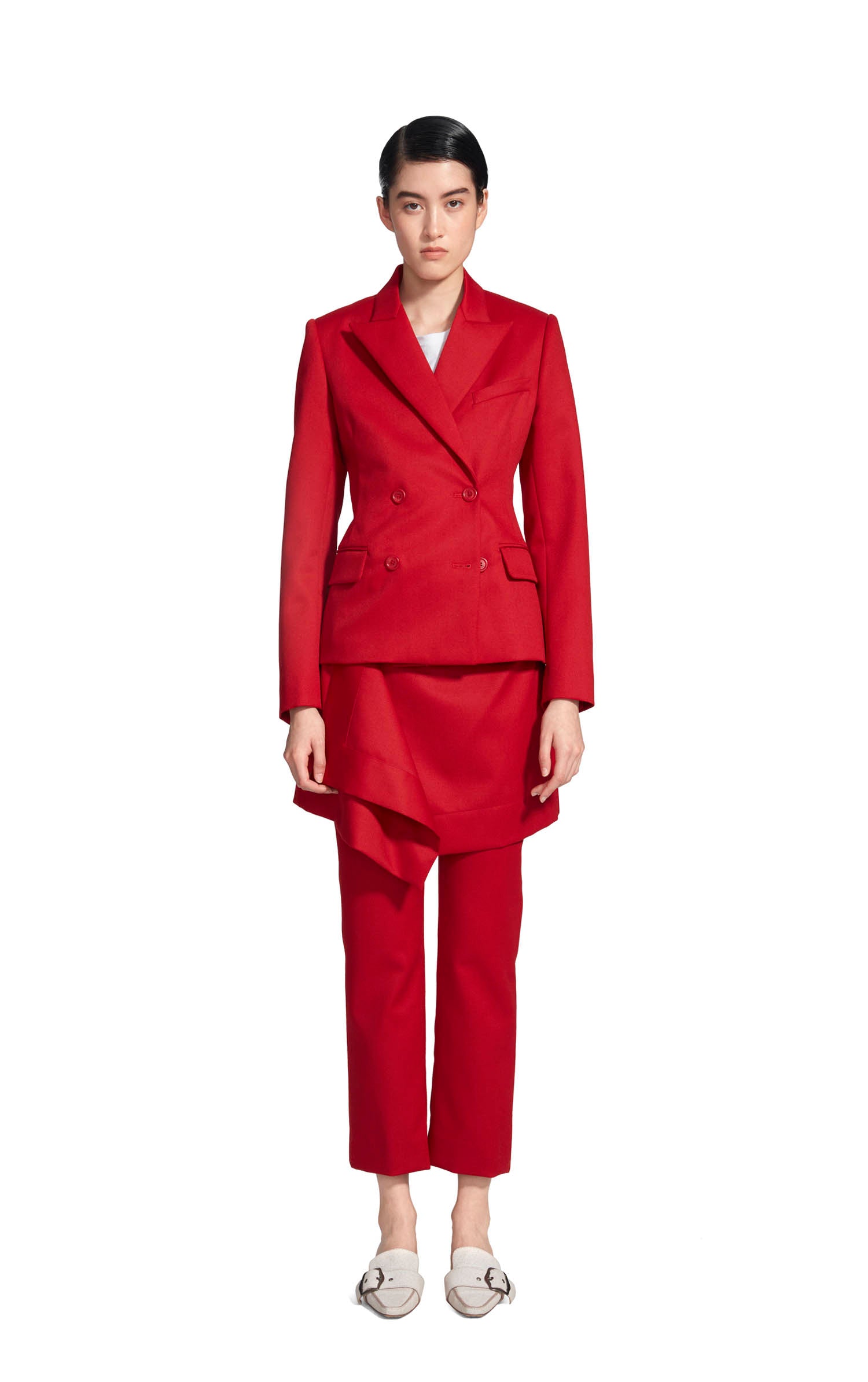 Oni Wool Twill Double Breasted Blazer