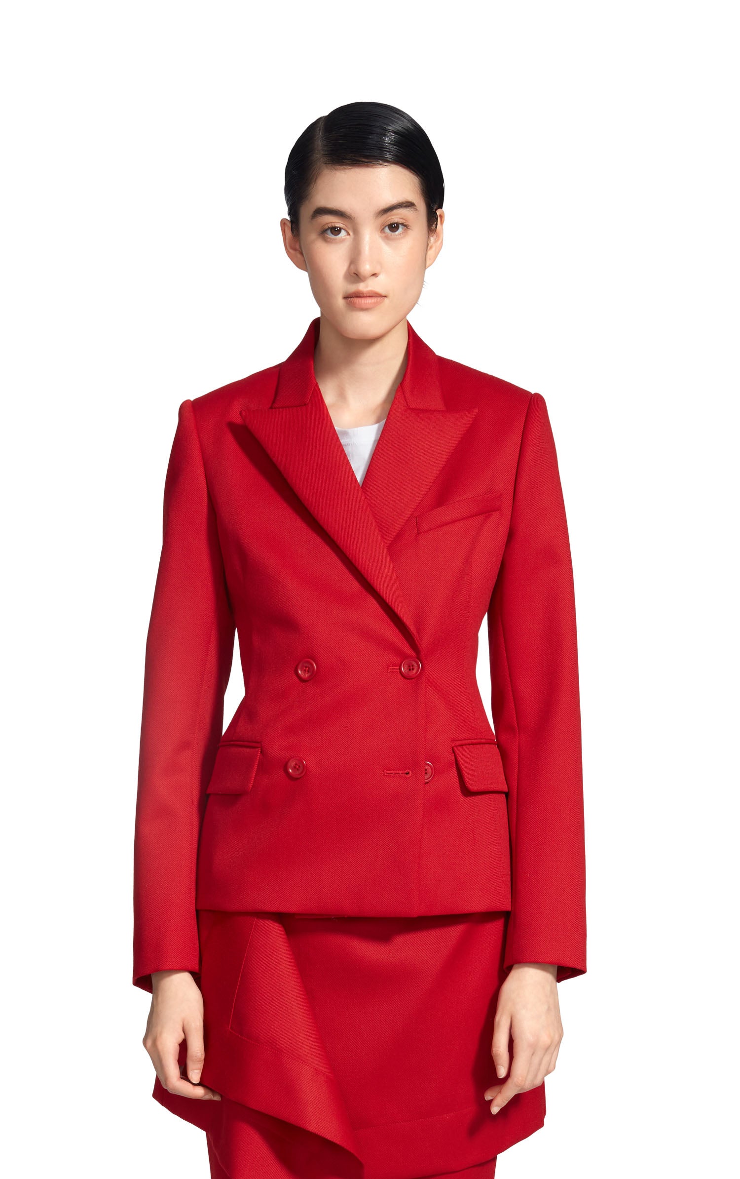 Oni Wool Twill Double Breasted Blazer