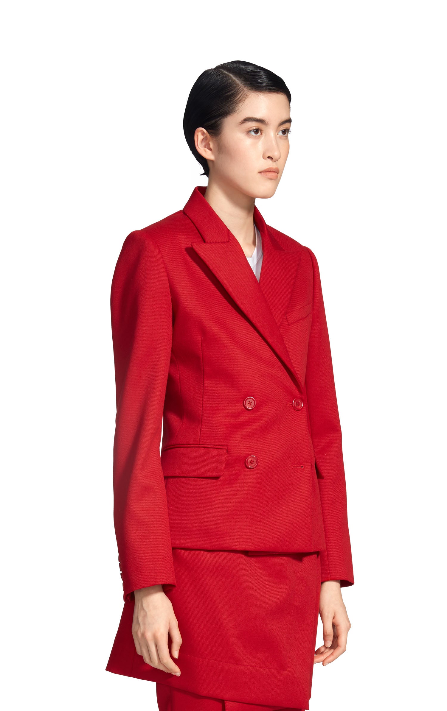 Oni Wool Twill Double Breasted Blazer