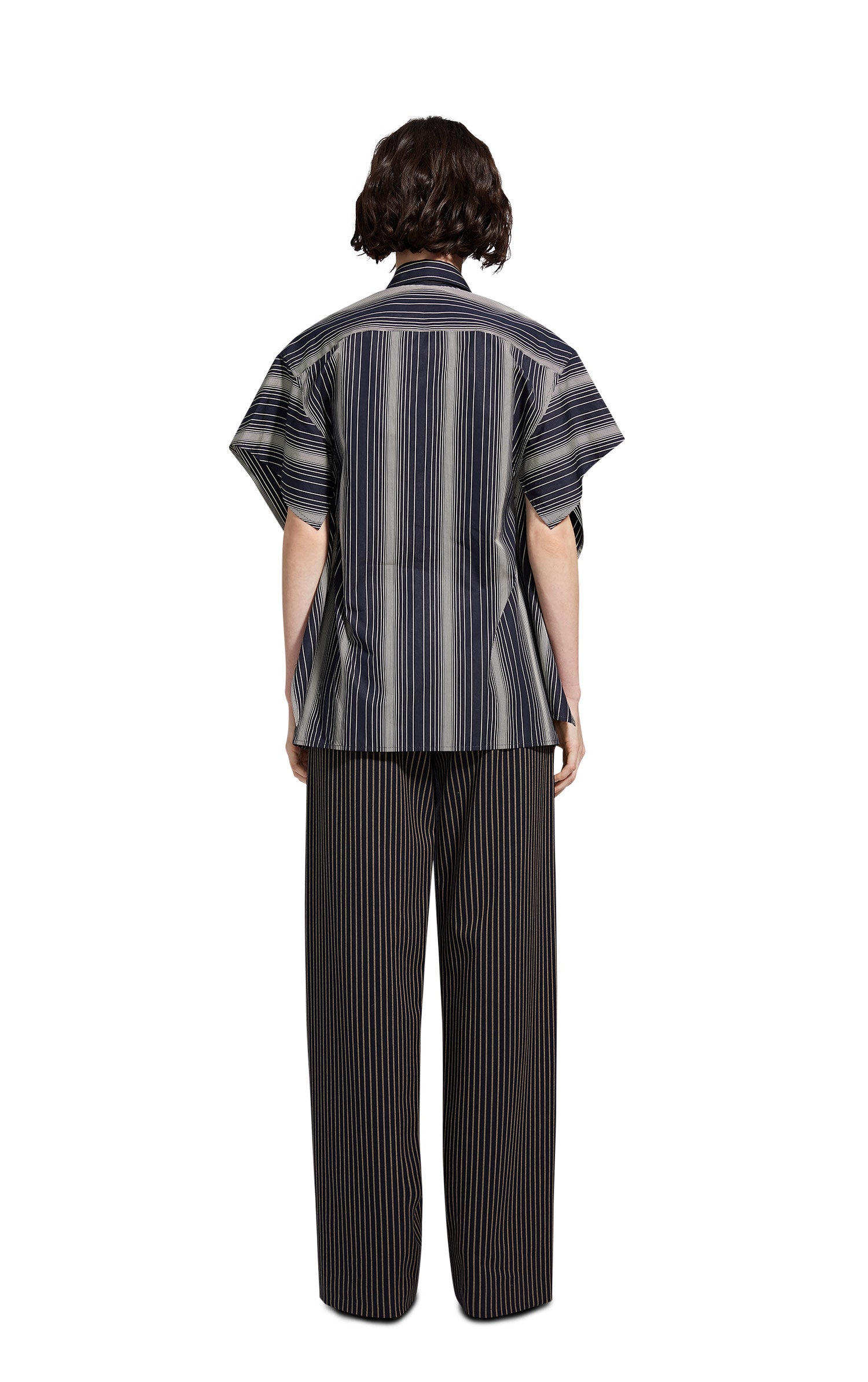 Sabine Striped Poplin Loose Shirt