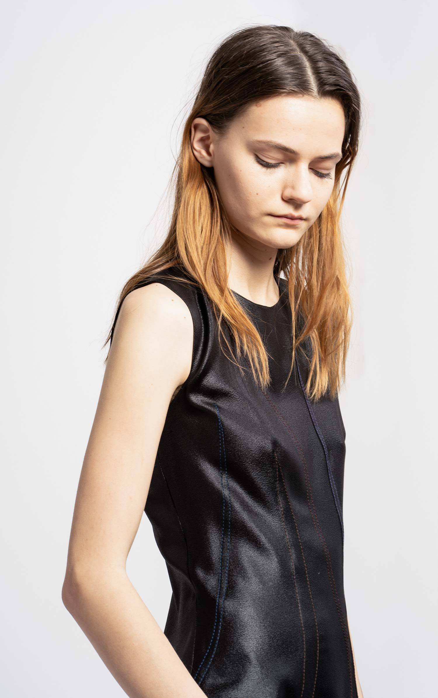 Zadie Hammered Satin Full Dress