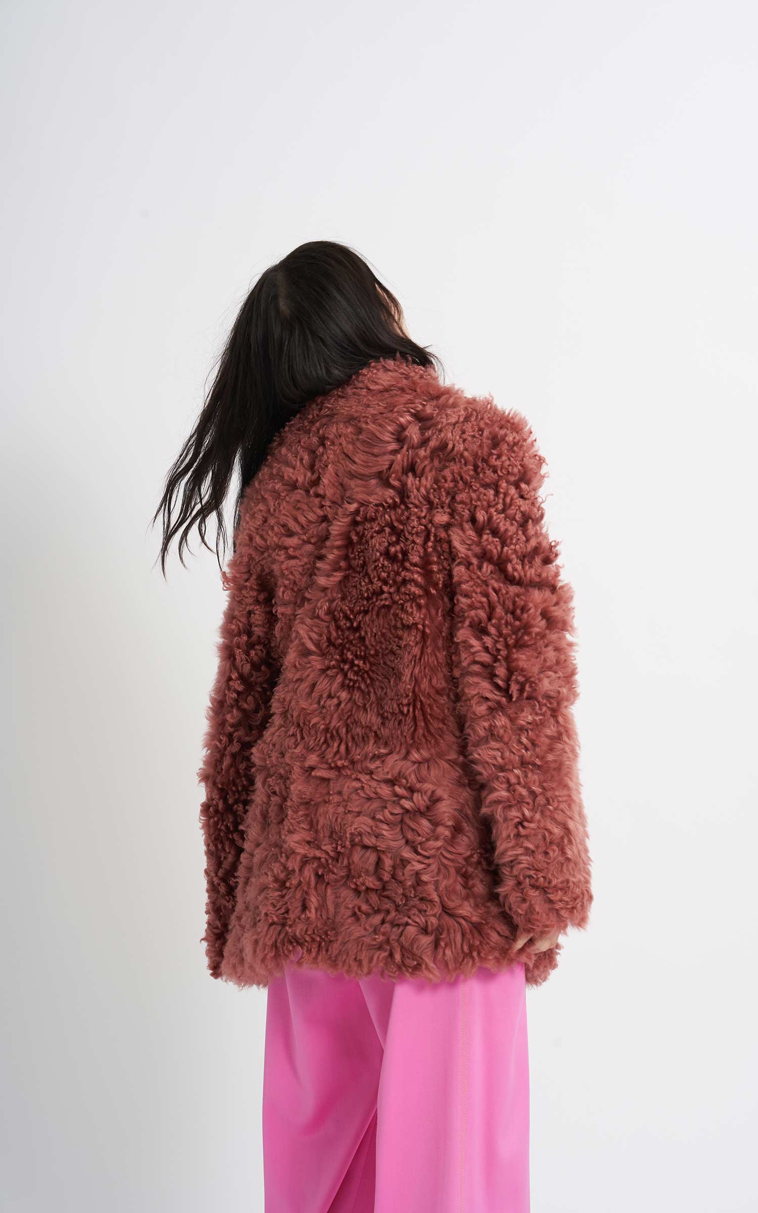 Pippa Tigrado Shearling Peacoat