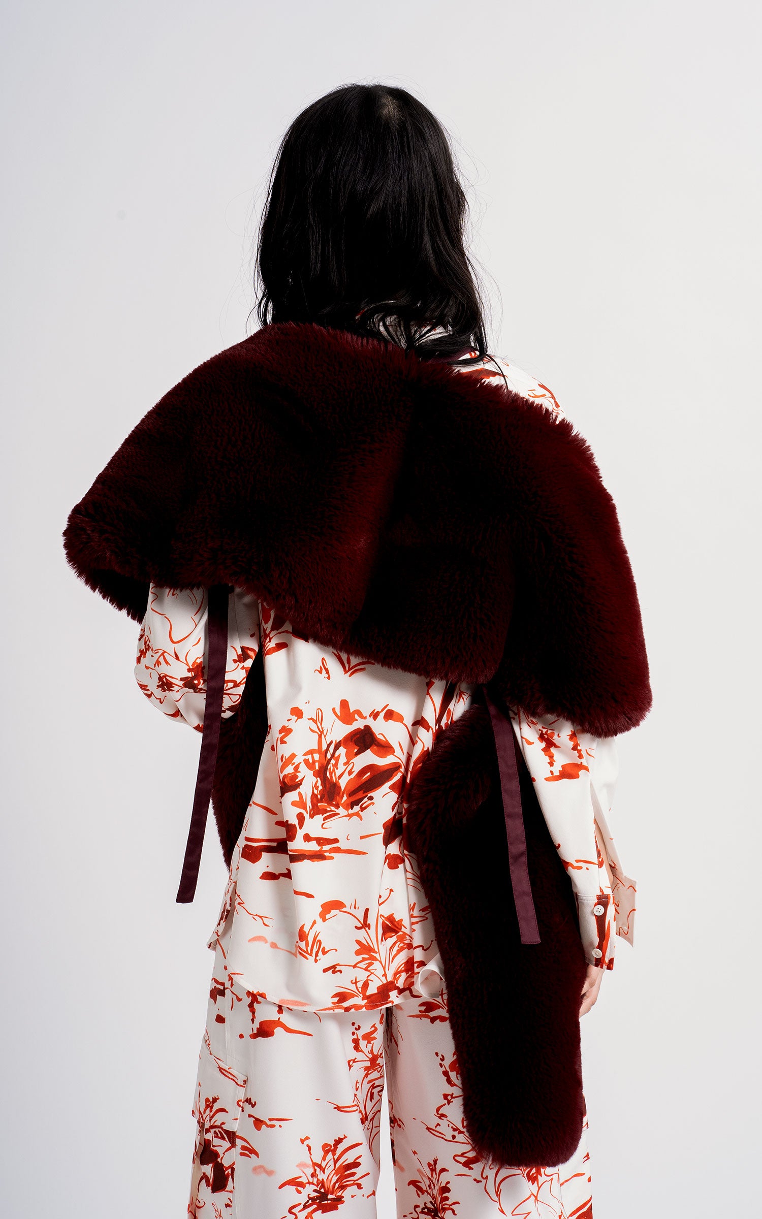 Jordi Faux Fur Shrug