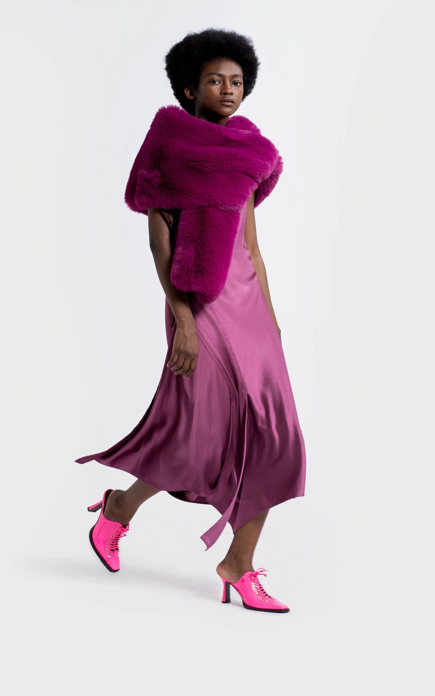 Jordi Faux Fur Shrug