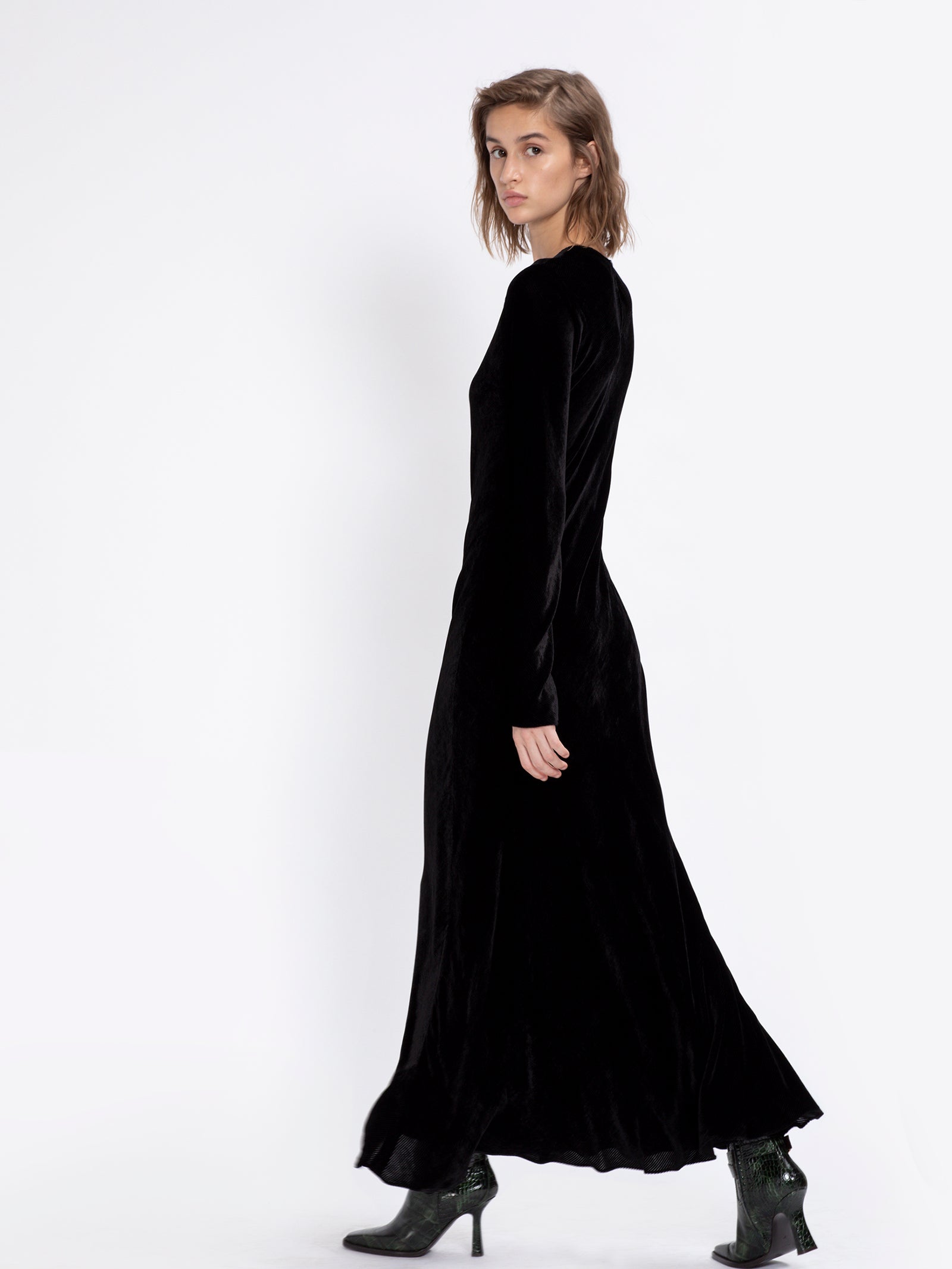 Josephine Fluid Cord Dress