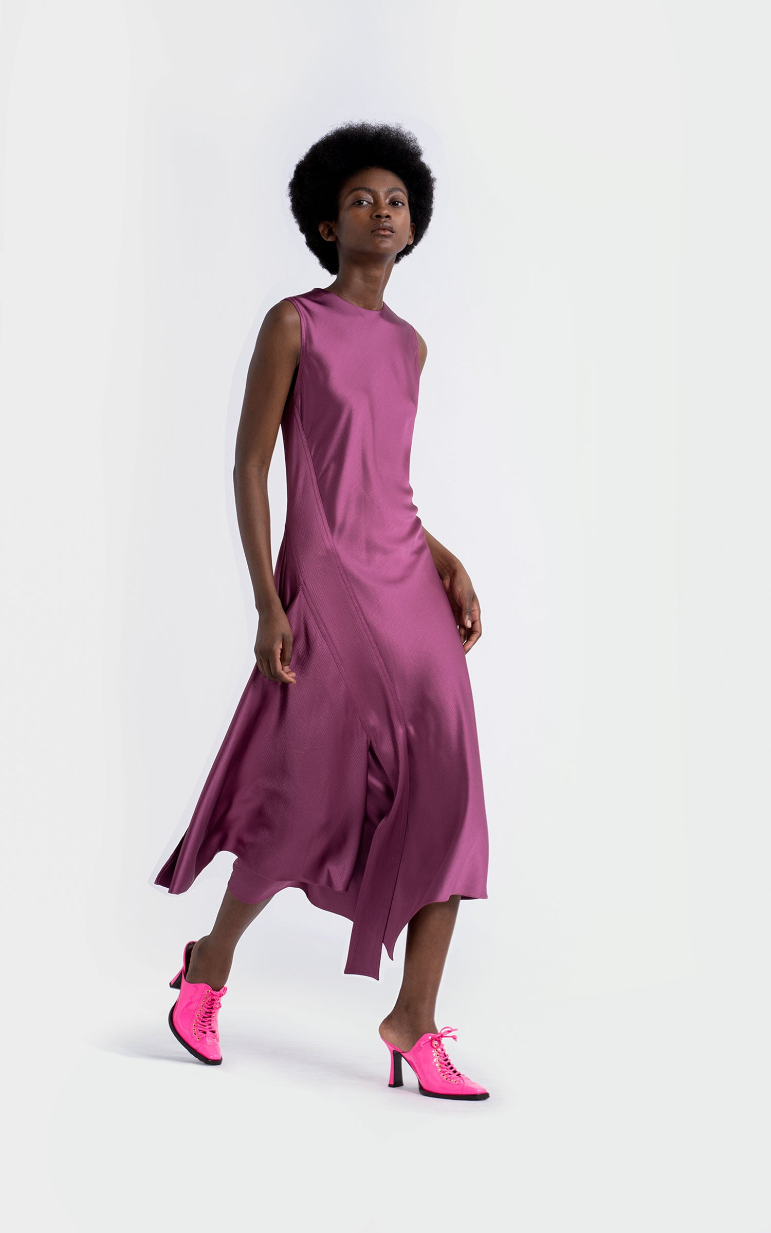 sies marjan pink dress Sies Marjan hot pink orange lace slip dress brand new Size 2