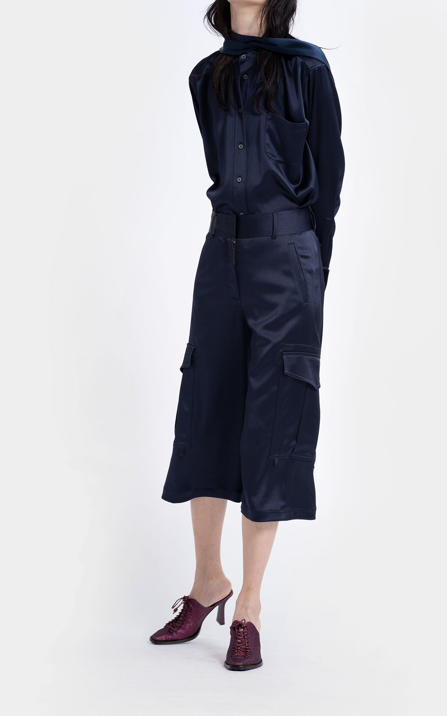 Sidney Satin Cargo Short