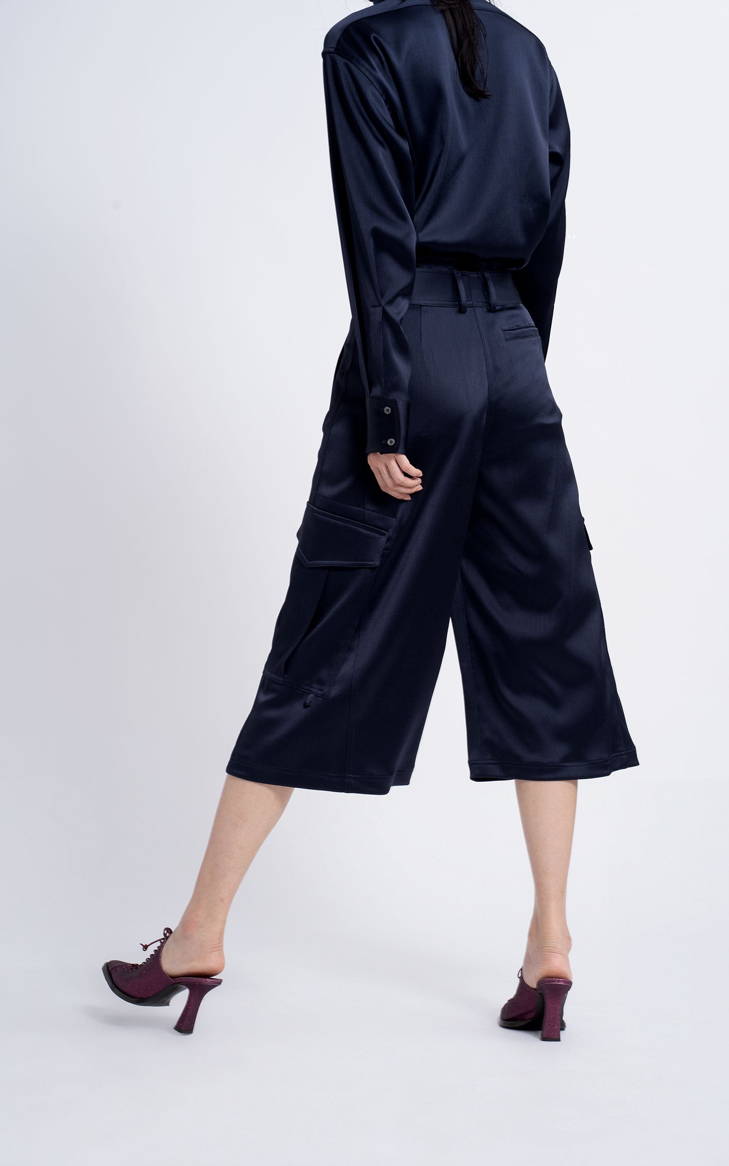 Sidney Satin Cargo Short