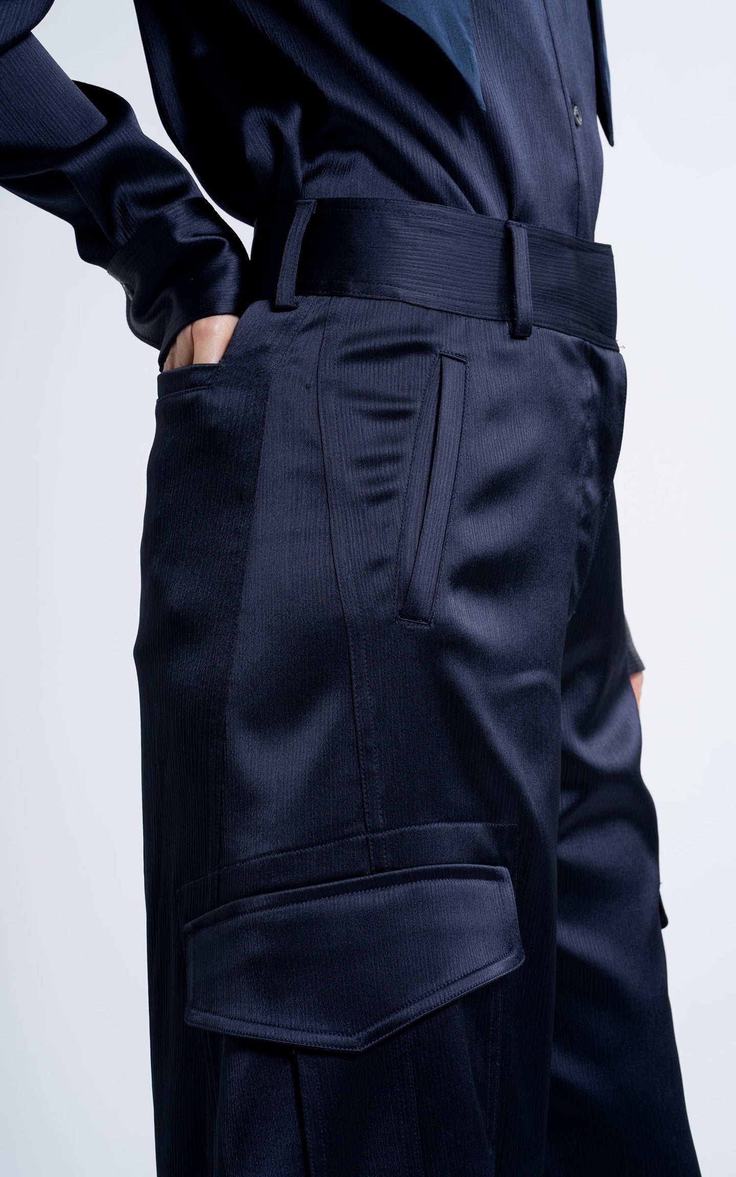 Sidney Satin Cargo Short