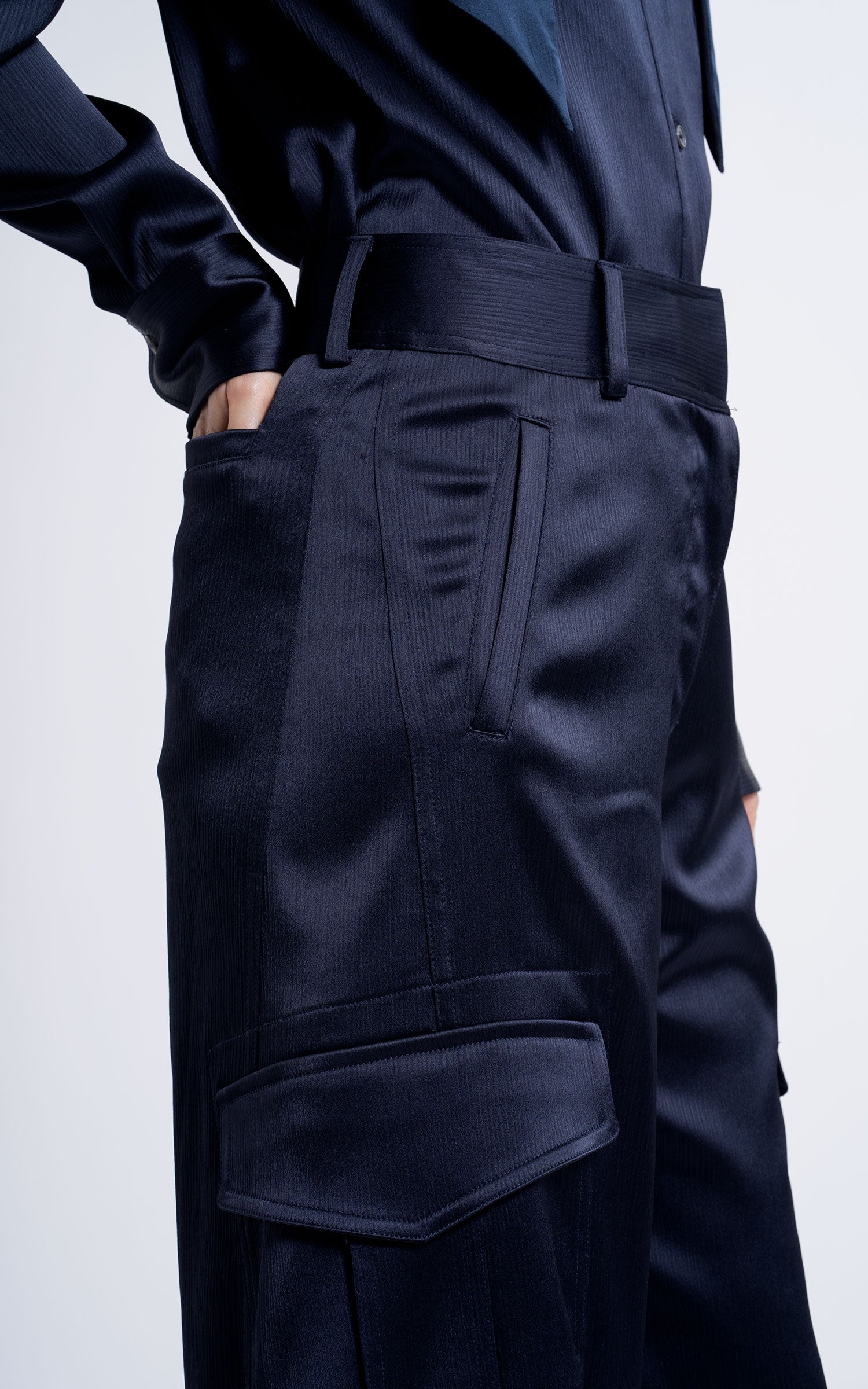 Sidney Satin Cargo Short