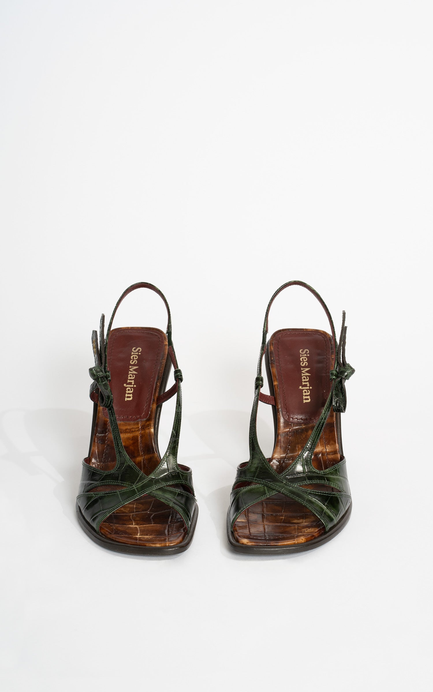 Diana Embossed Croco Heel