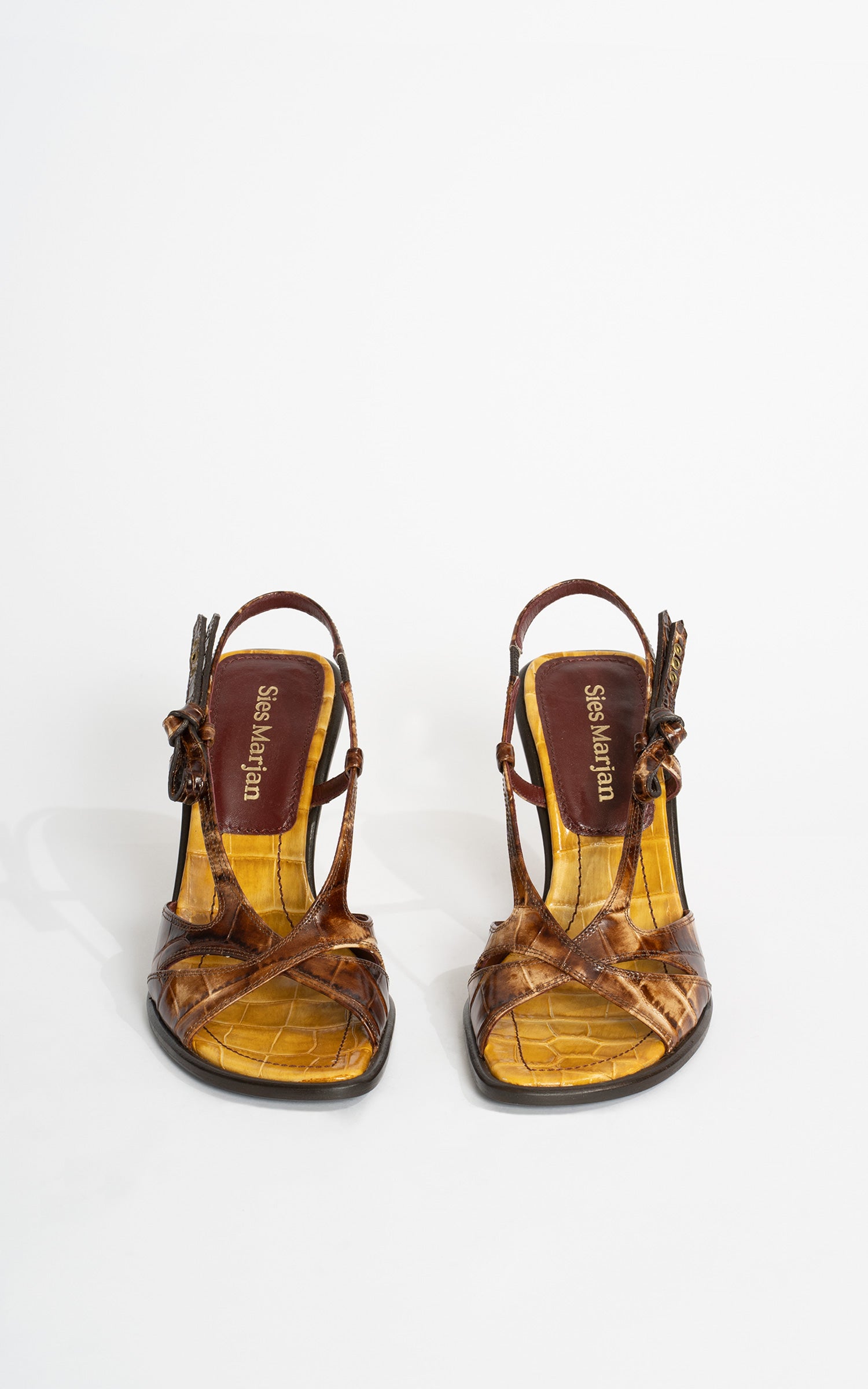 Diana Embossed Croco Heel