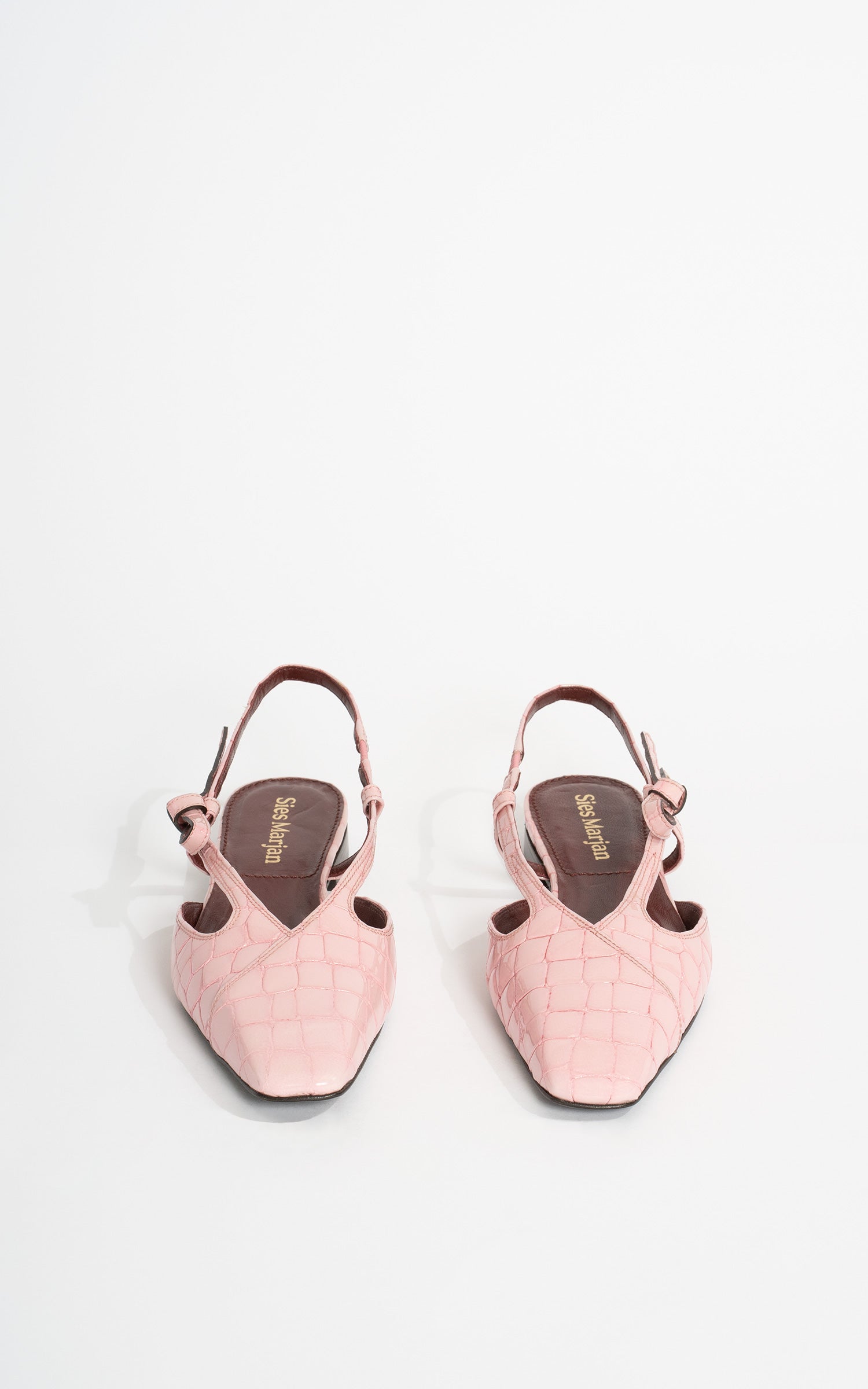 Anika Patent Croco Flat