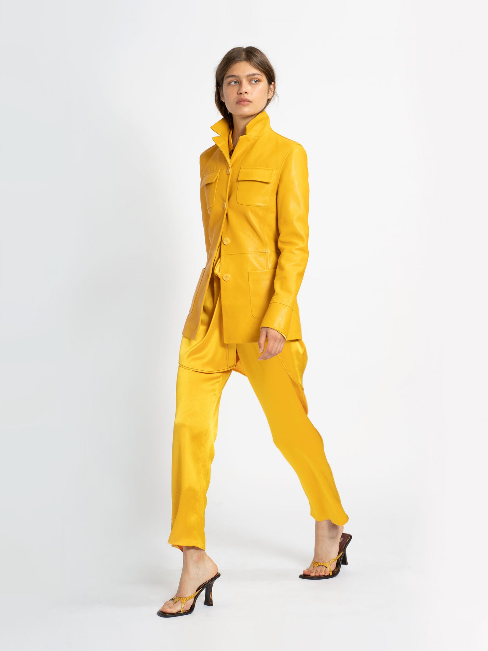 Raquel Pebbled Nappa Jacket