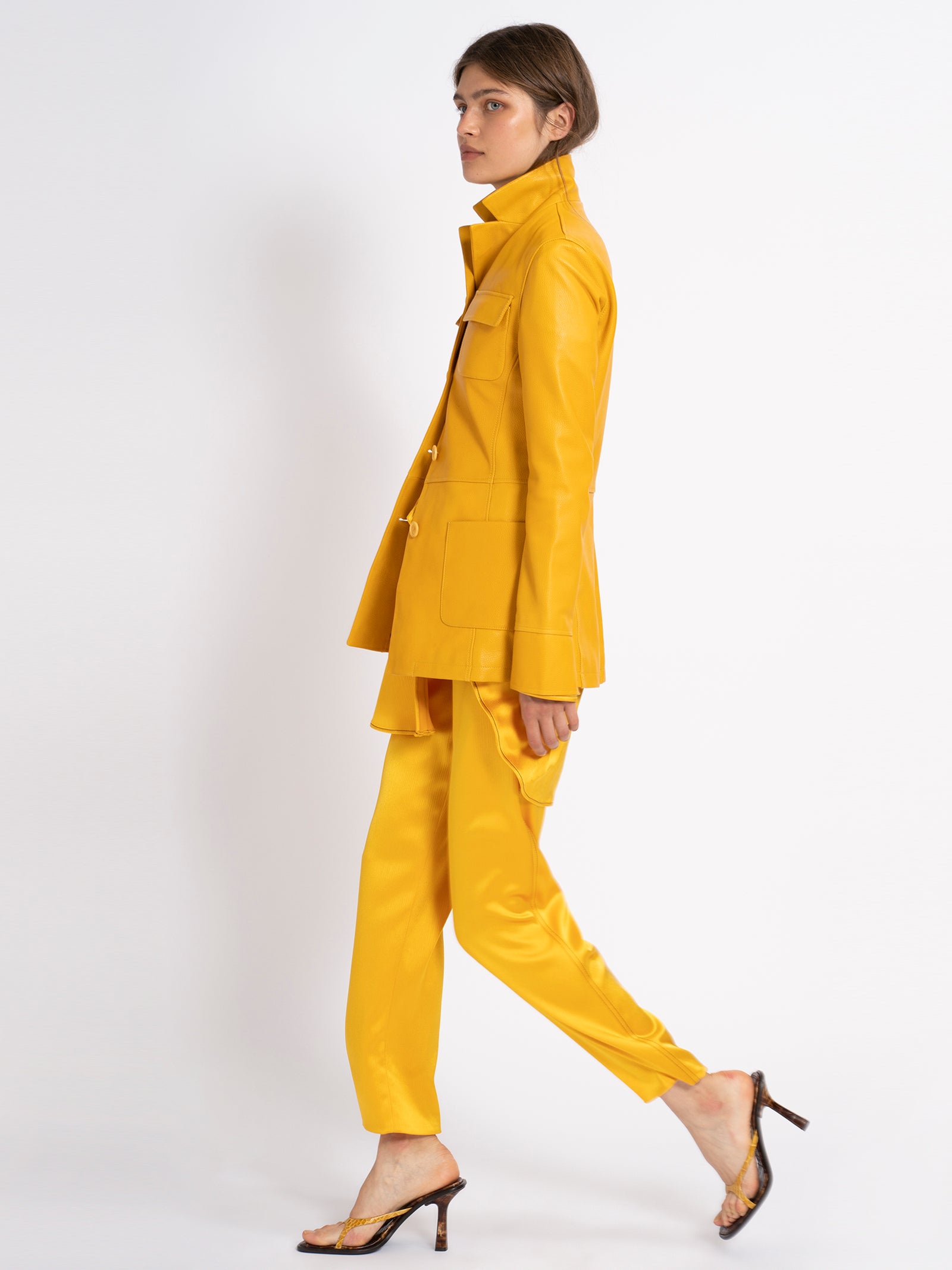 Raquel Pebbled Nappa Jacket