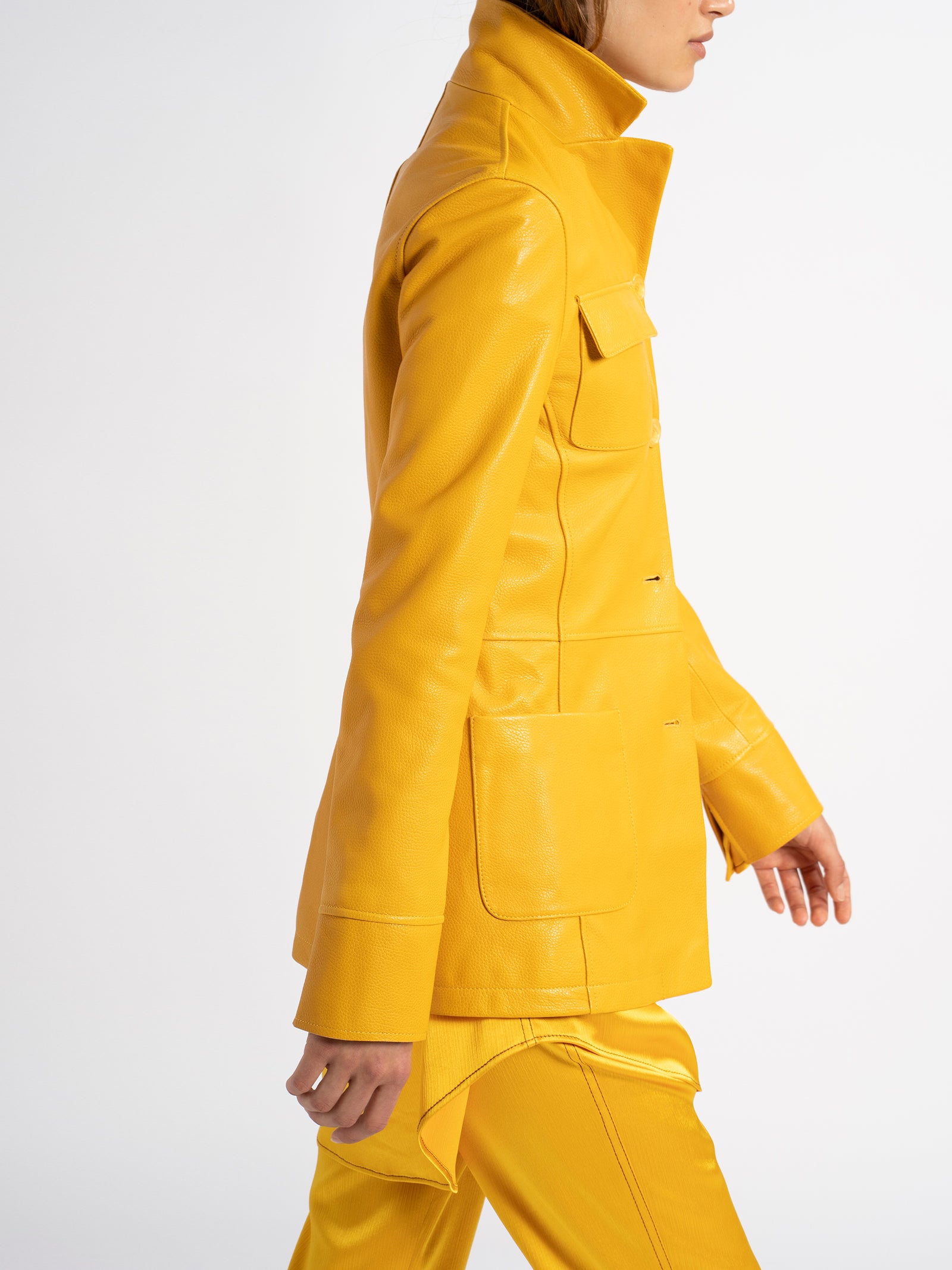 Raquel Pebbled Nappa Jacket