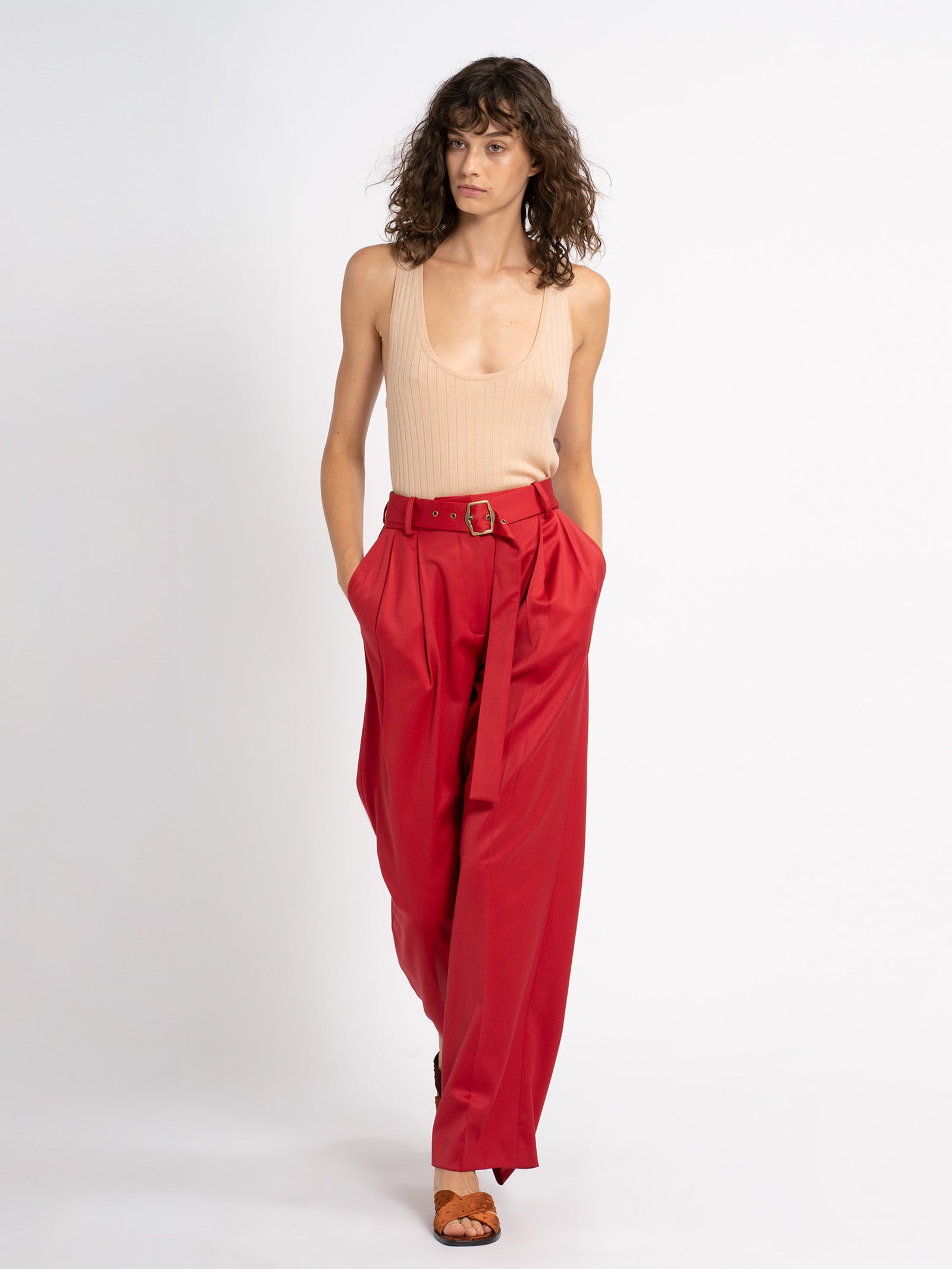 Blanche Wool Twill Pant