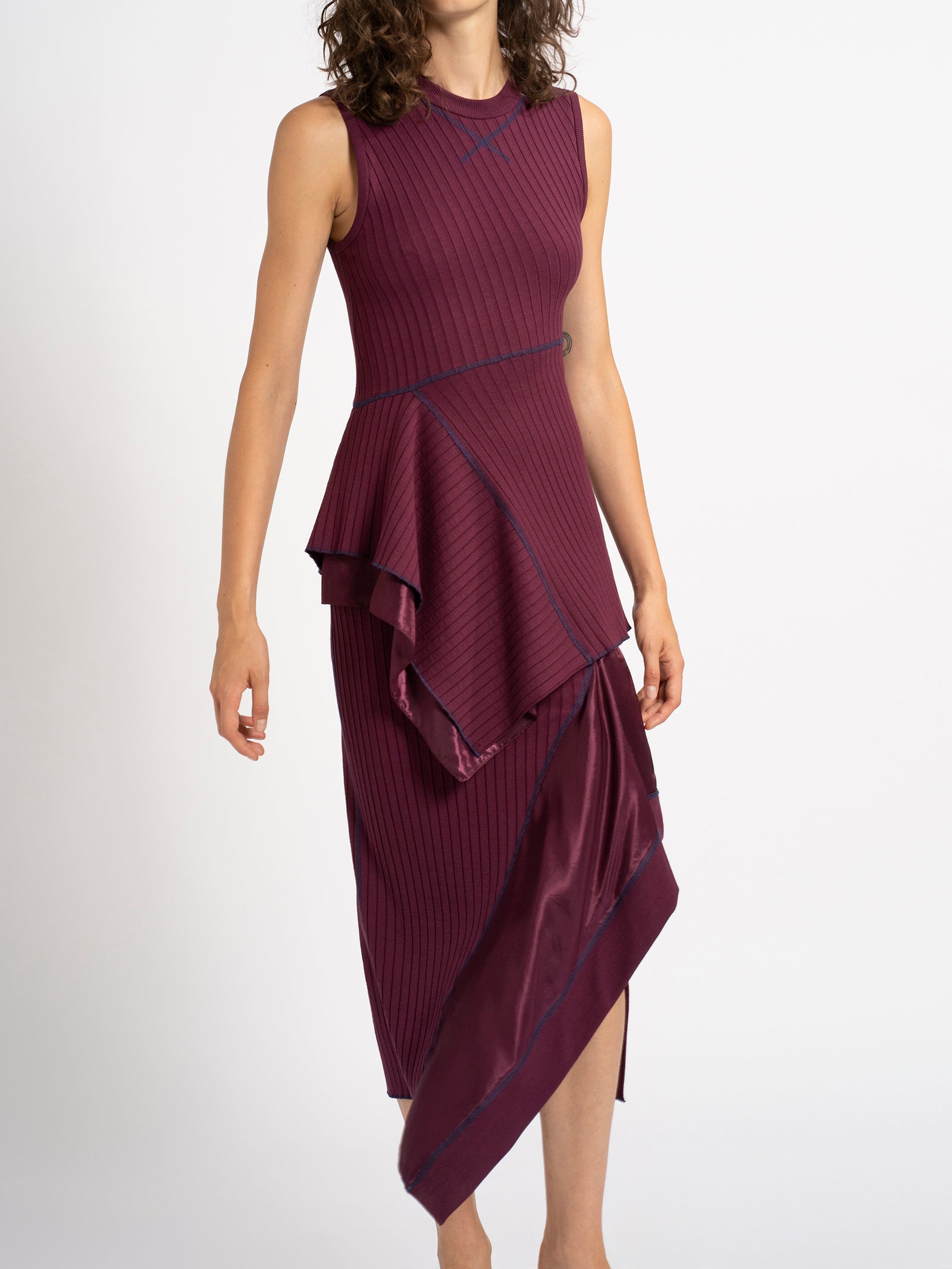 Tanya Rib Jersey Dress