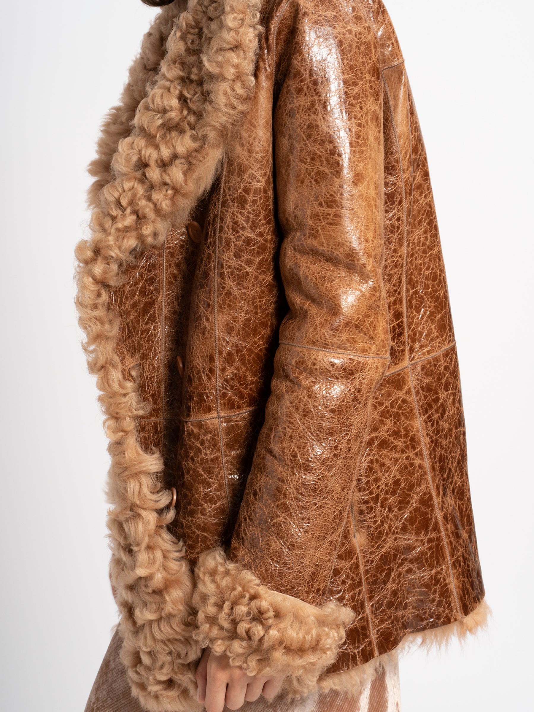 Sies marjan best sale shearling coat