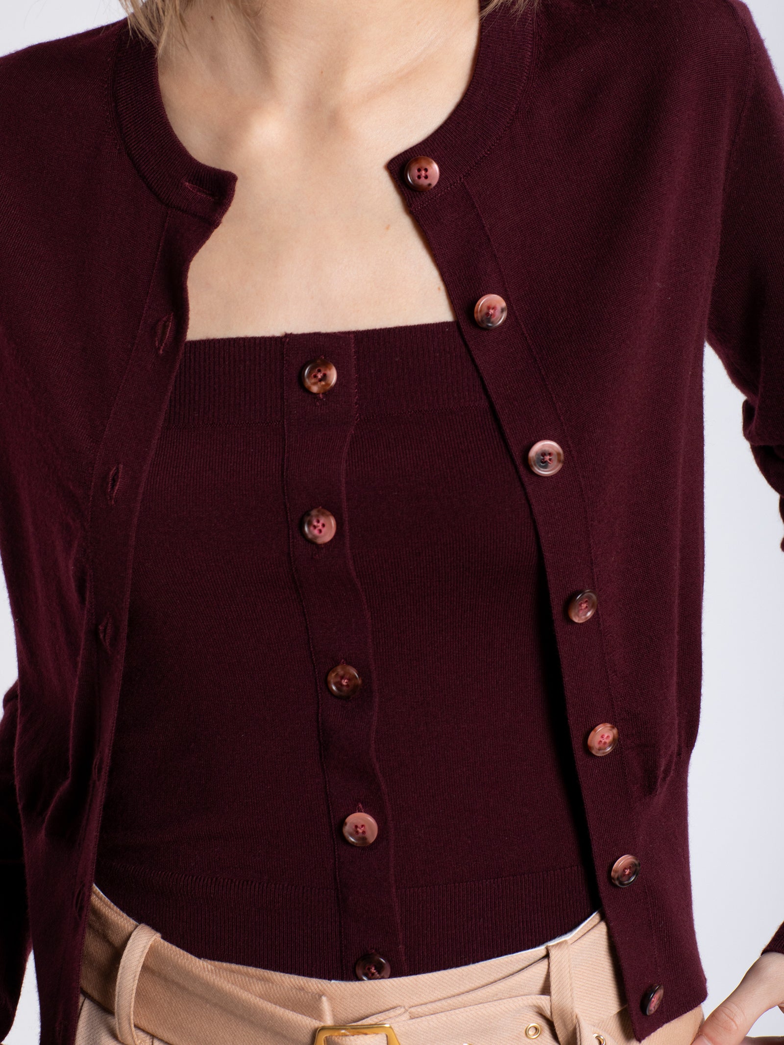 Tahira Superfine Merino Cardigan