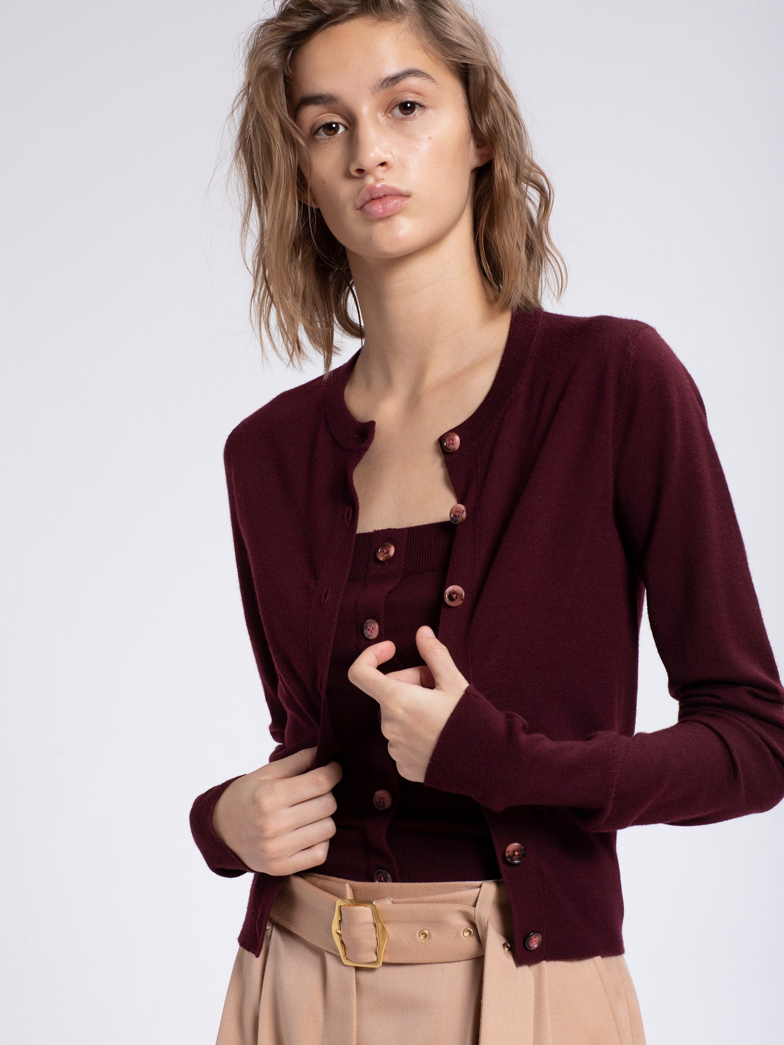 Tahira Superfine Merino Cardigan