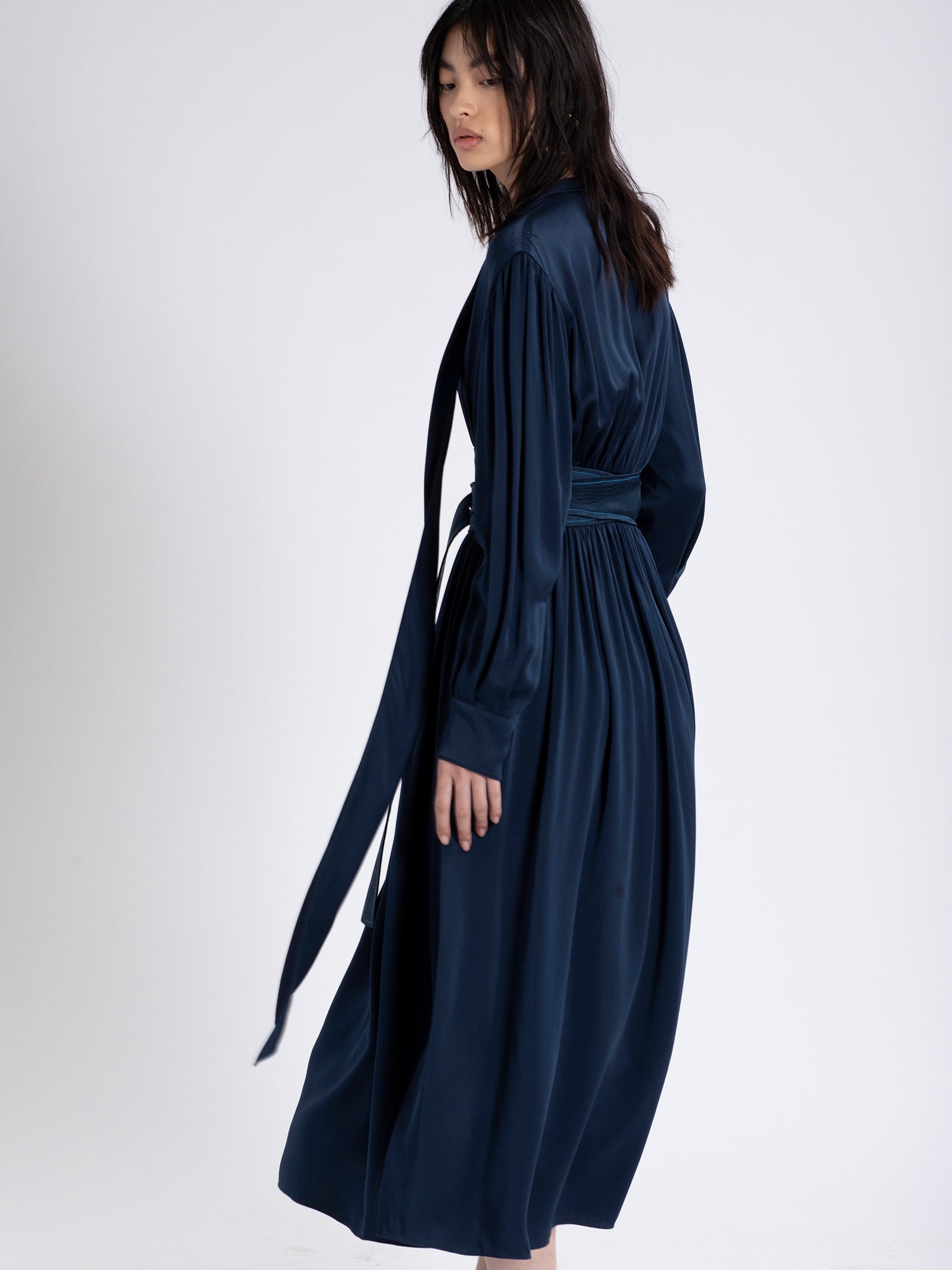 Faye Crepe Back Satin Dress