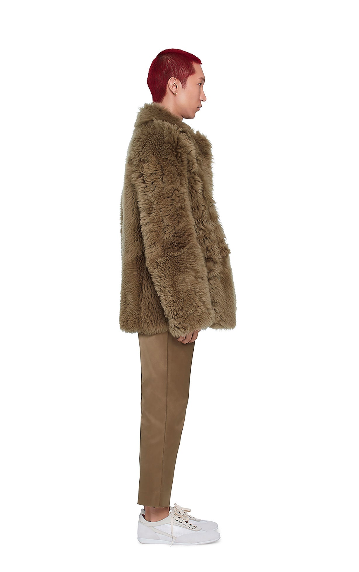 Emery Tigrado Shearling Peacoat