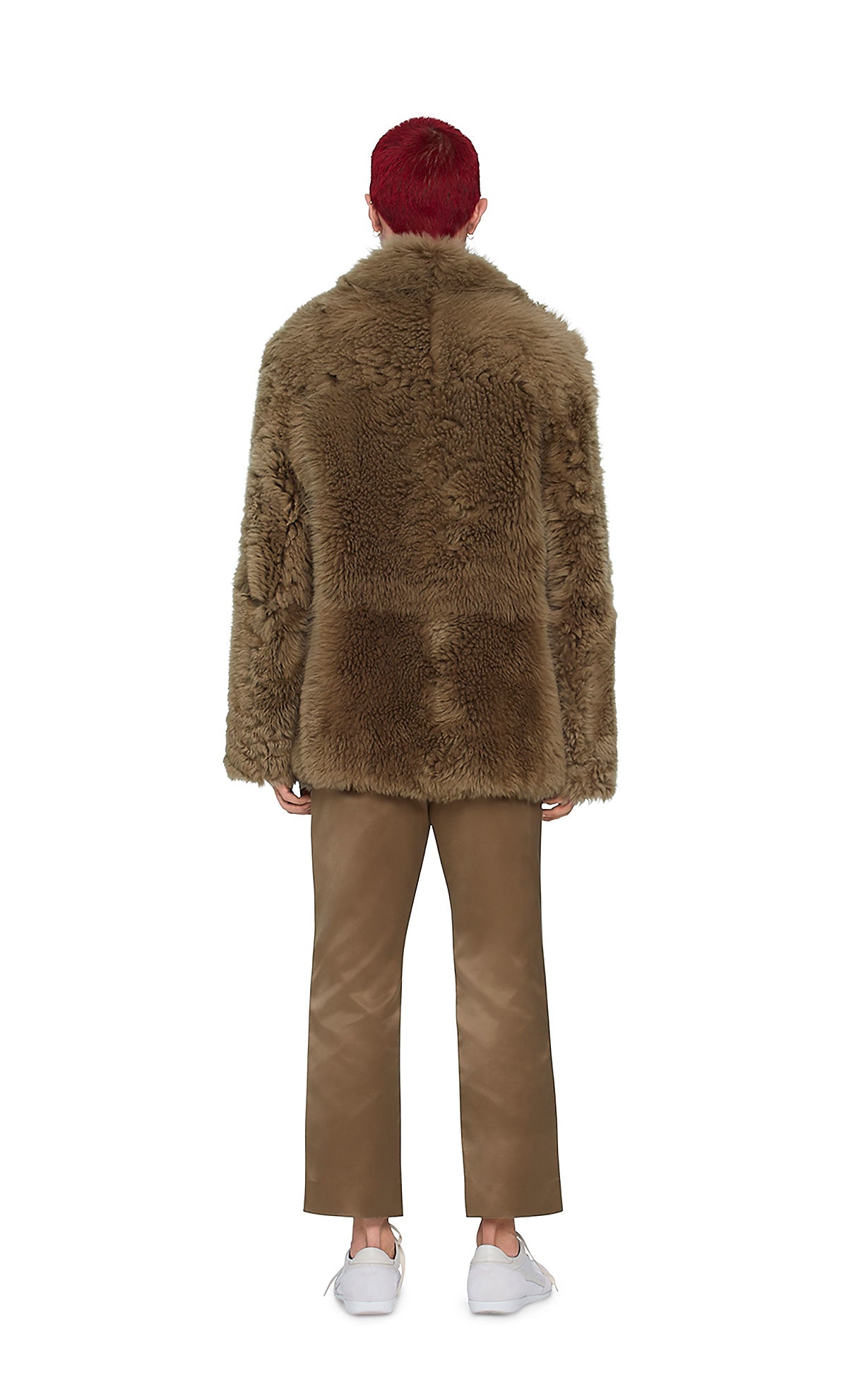 Emery Tigrado Shearling Peacoat