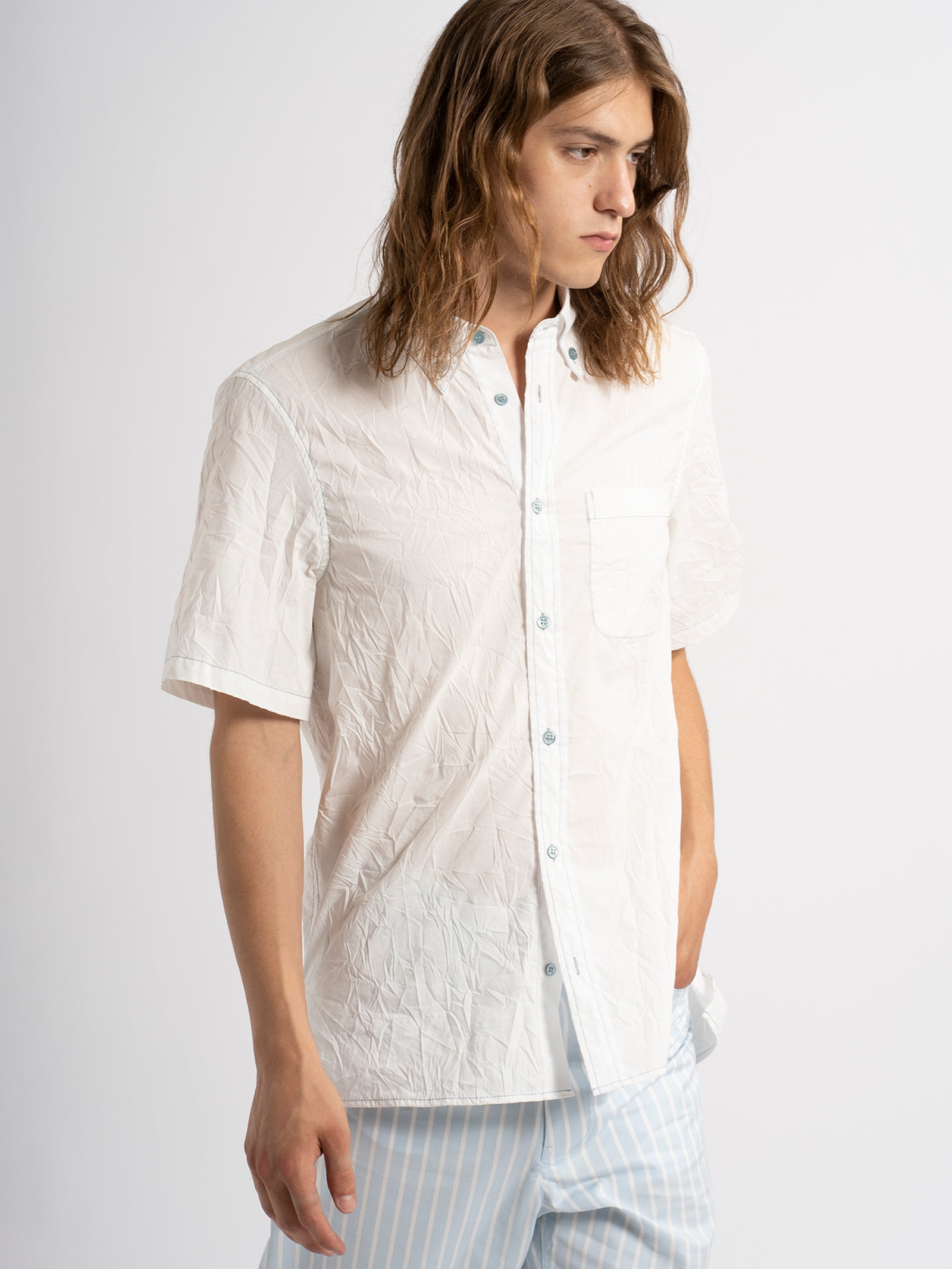 Rooney Crinkled Poplin Shirt