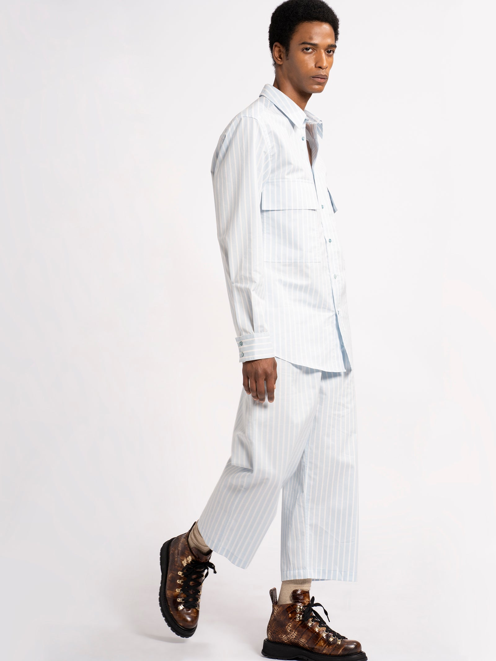 Torres Striped Cotton Shirt