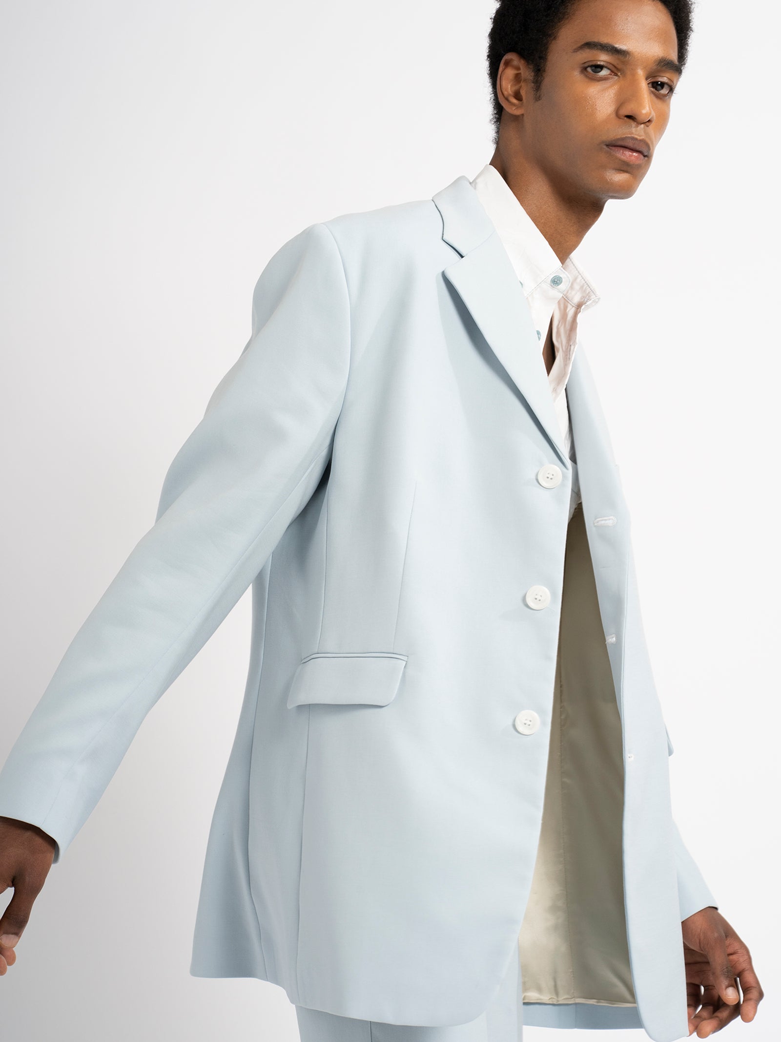 Cyrus Cotton Crepe Blazer