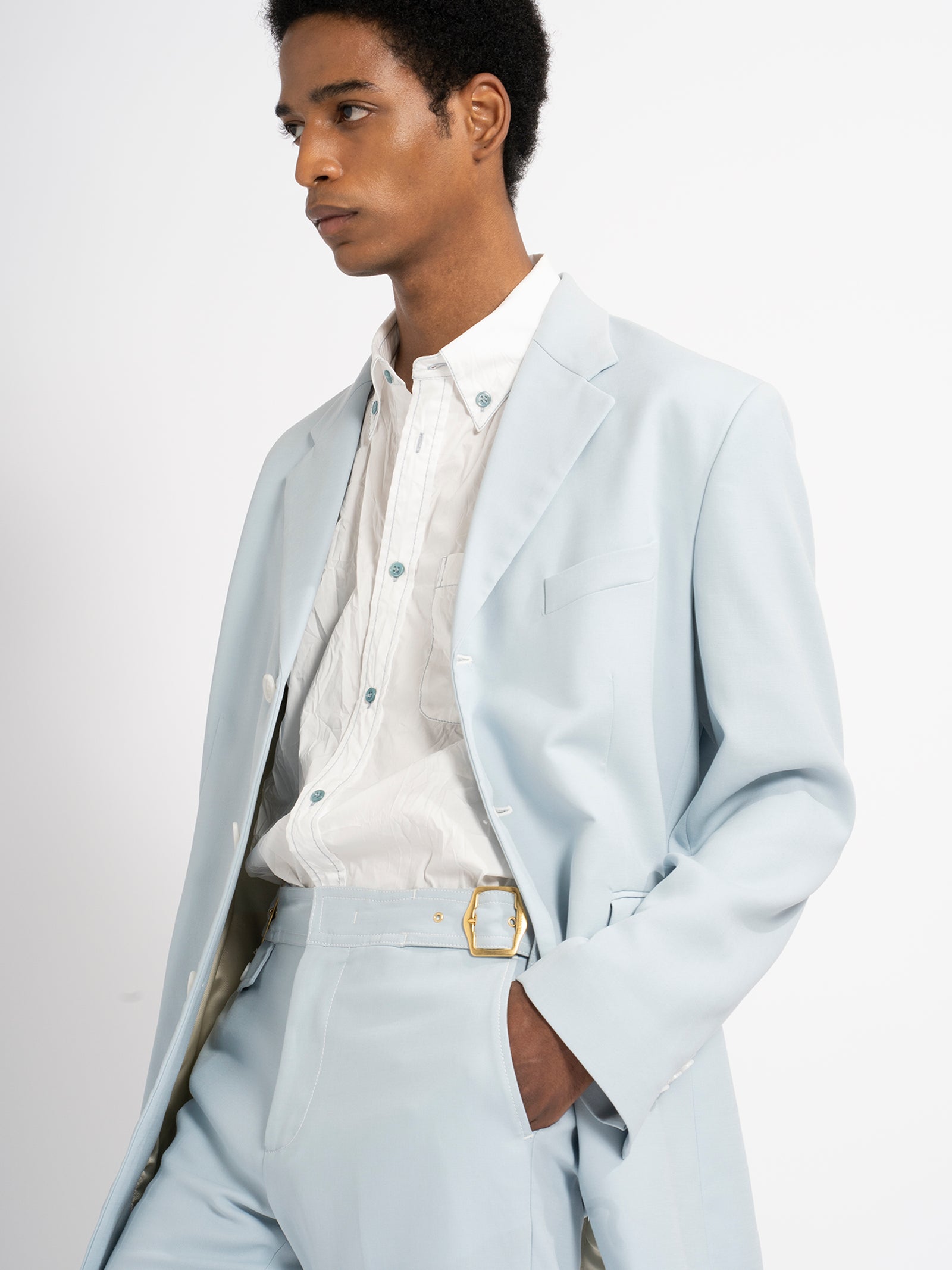 Cyrus Cotton Crepe Blazer