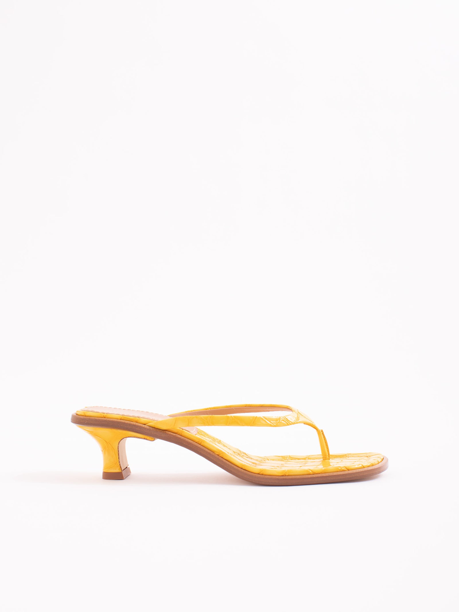 Alix Patent Croco Sandal